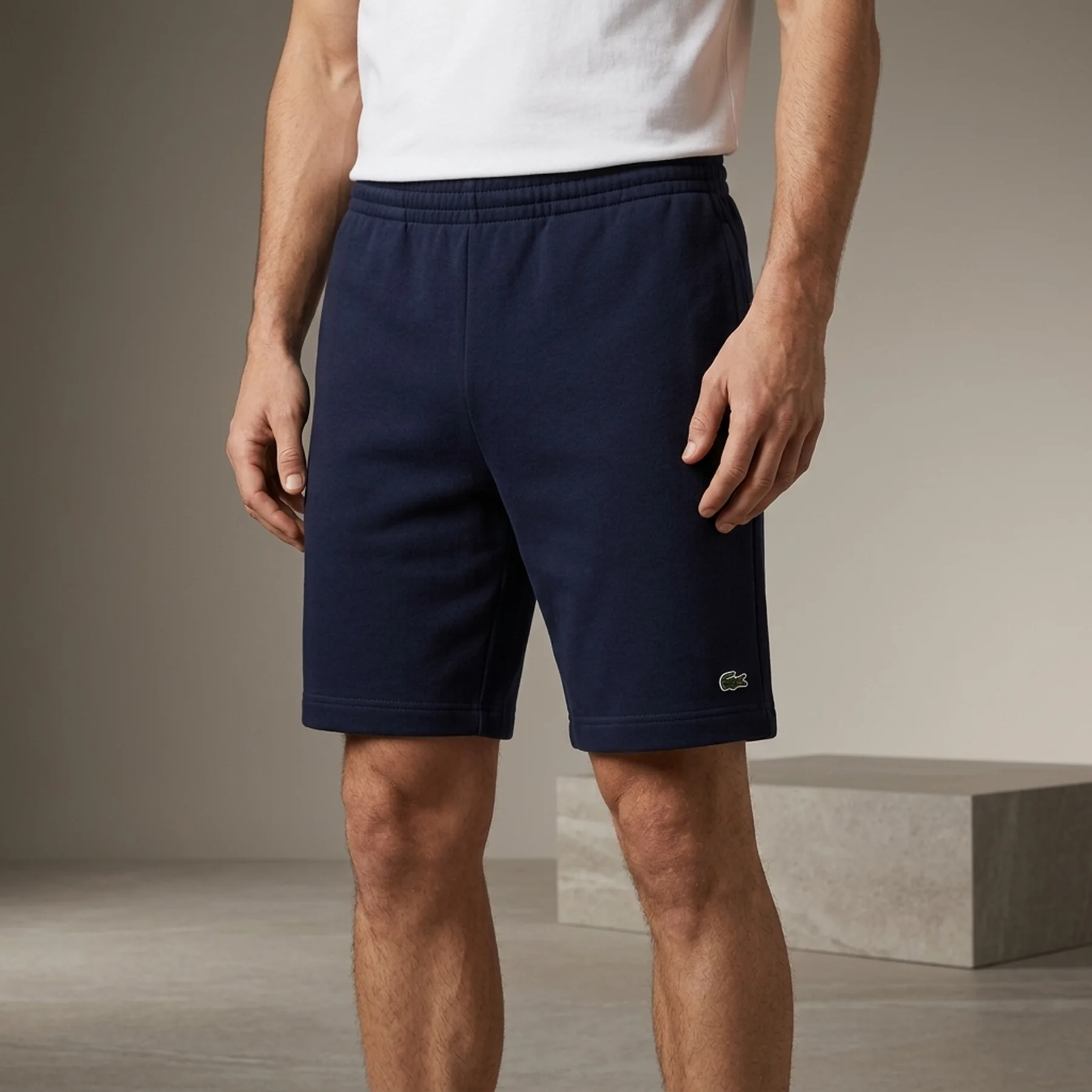 Шорти Lacoste Organic Brushed Cotton Fleece Blue
