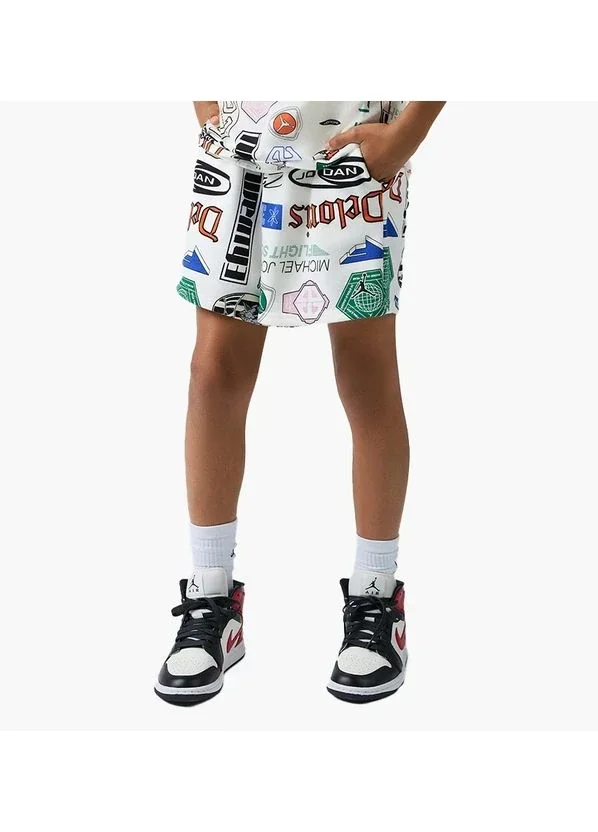 Шорти підліткові Jordan Essentials French Terry Printed White (95D743-782)