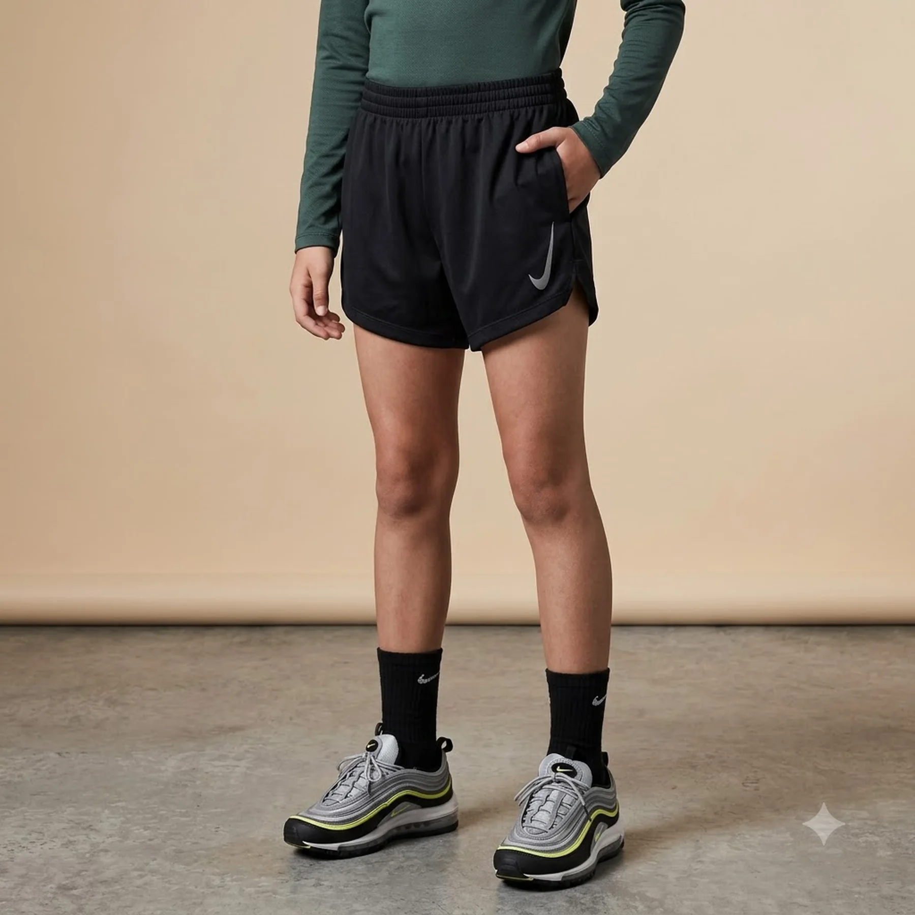 Шорти підліткові Nike Multi Dri-Fit Split Shorts (HJ3787-010)