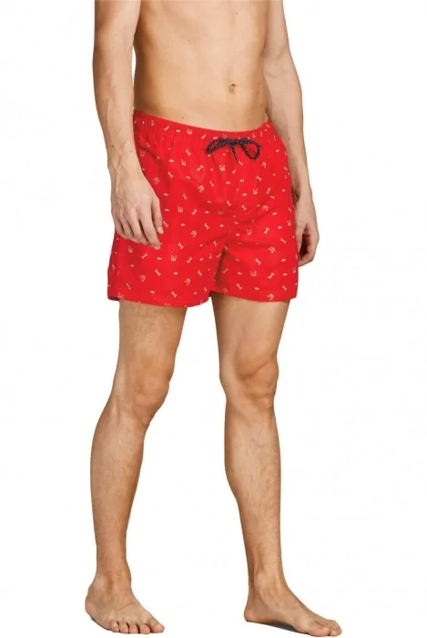Шорти плавальні JPSTCRETE JJSWIM AKM BULLDOG 12206071-Flame Scarlet Jack & Jones XXL Червоний