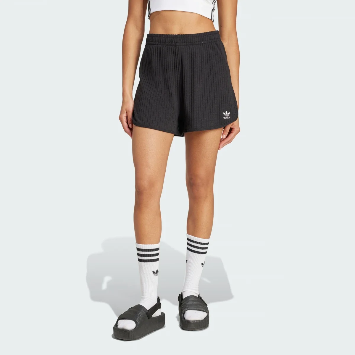 Шорти жіночі Adidas Essentials Wide Rib (JD1488)