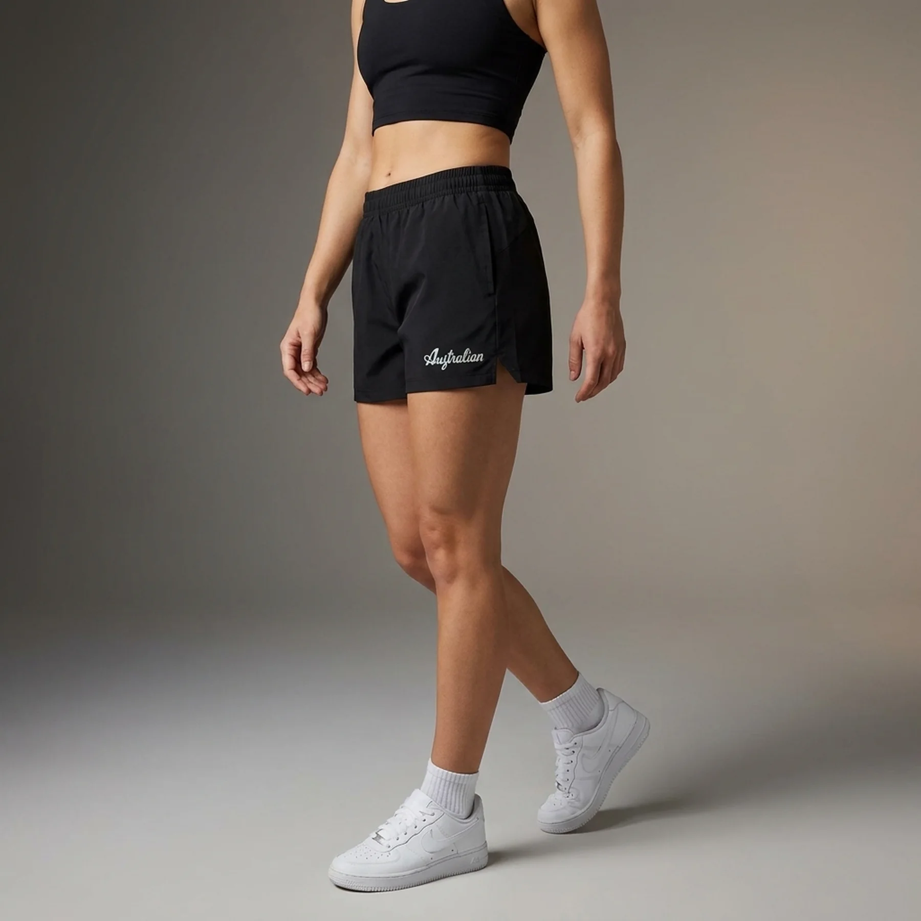 Шорти жіночі Australian Vibes Short Holographic Logo Black (LSDSH0002-200)