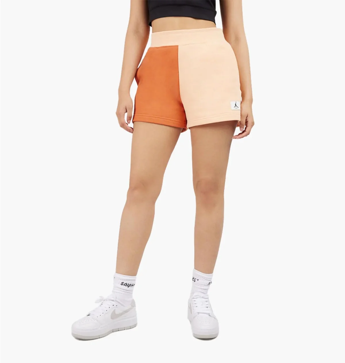 Шорти жіночі Jordan Fleece Shorts Peach (DX0391-812)