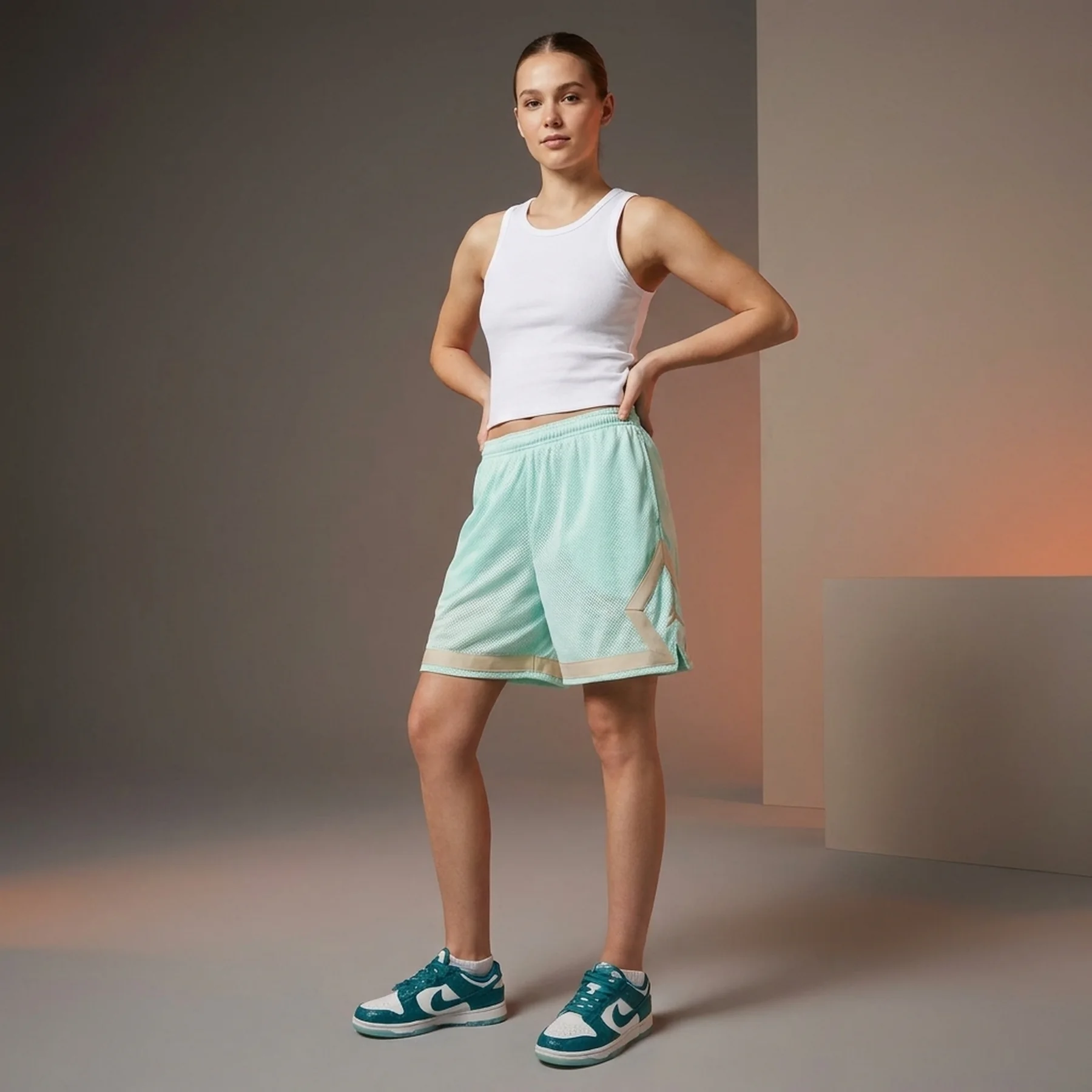Шорти жіночі Jordan Szorty Turquoise (DO5032-379)