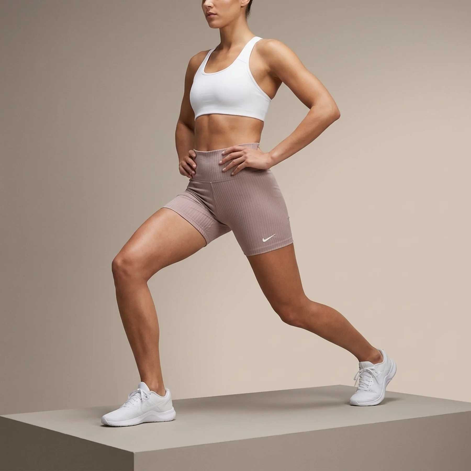 Шорти жіночі Nike High-Waisted Ribbed Jersey Shorts (DV7862-272)