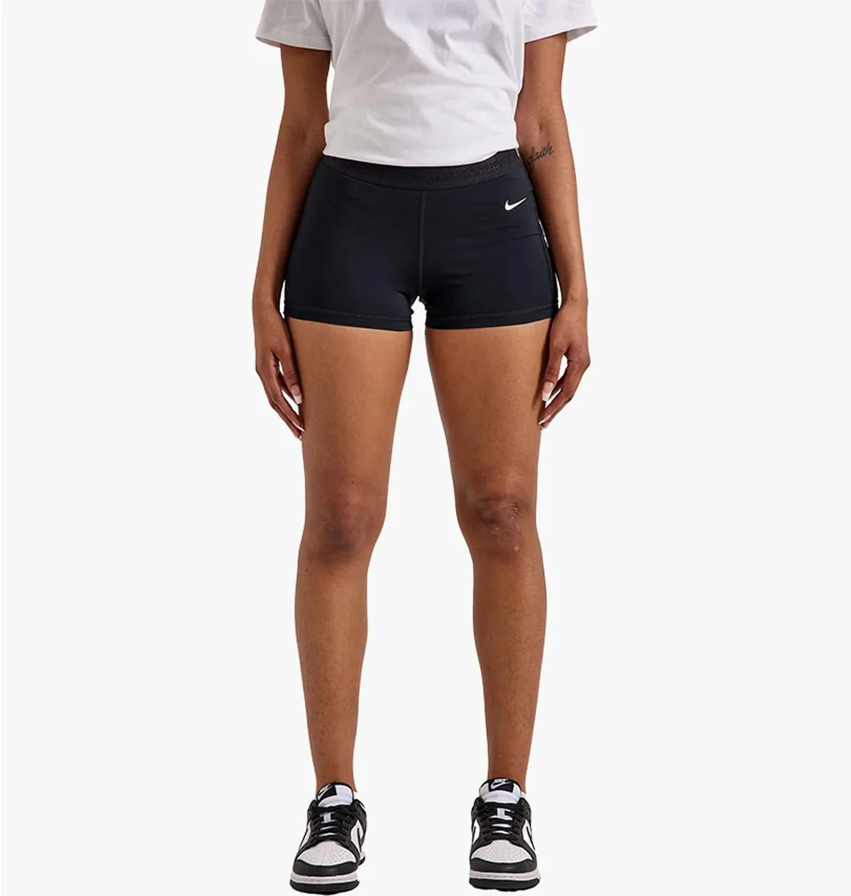 Шорти жіночі Nike Mid-Rise Mesh-Paneled Shorts Black (FN3336-010)