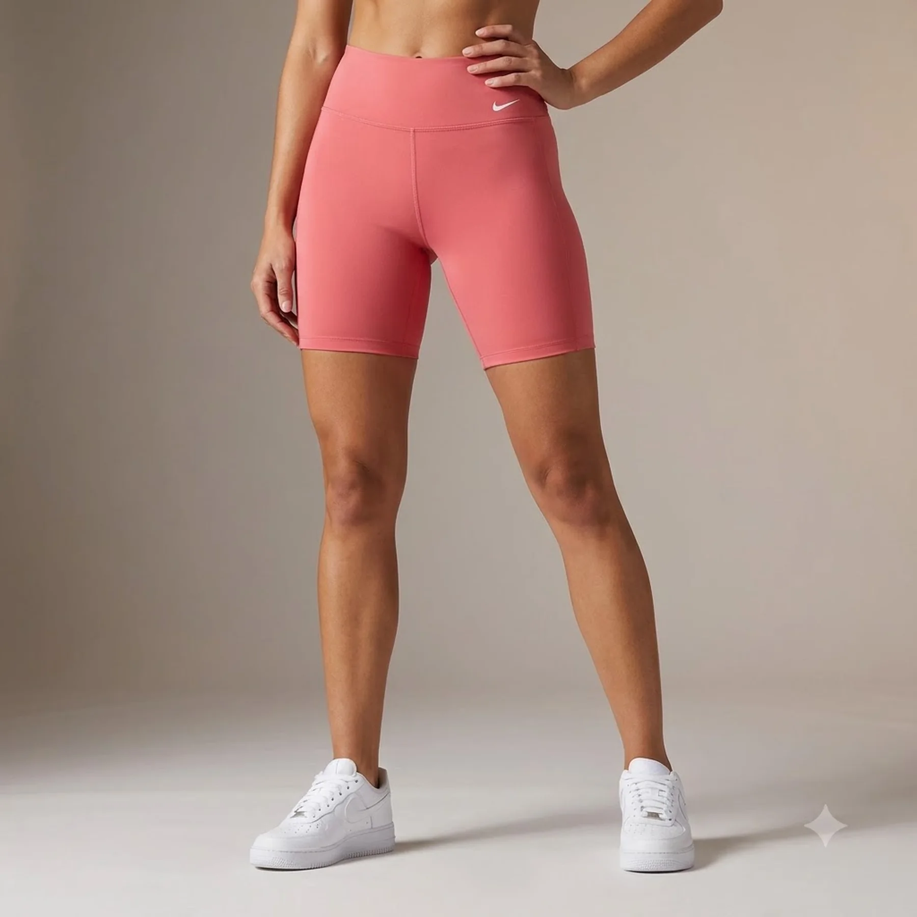 Шорти жіночі Nike One Leak Protection Orange (DZ5312-648)