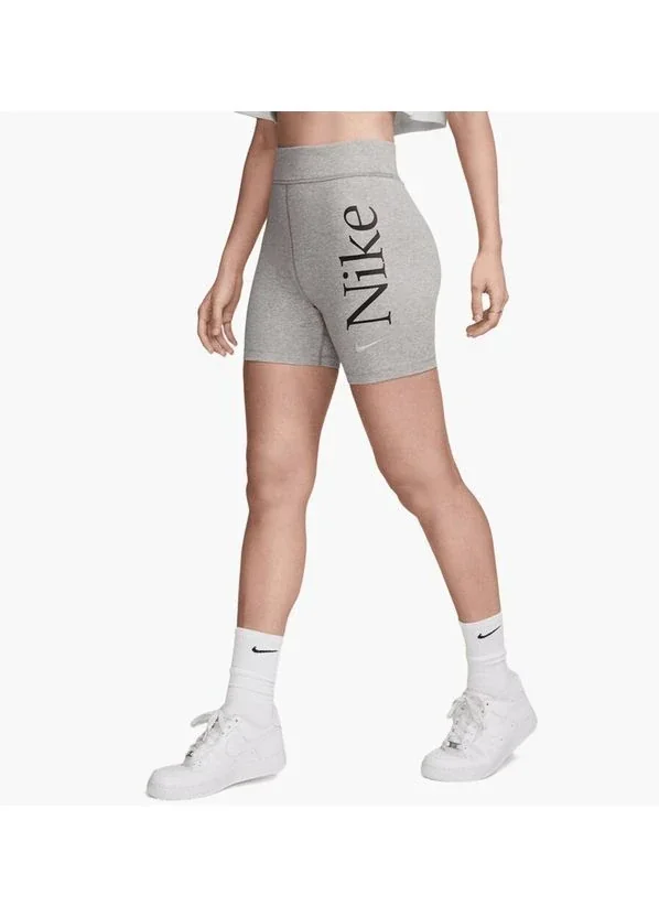 Шорти жіночі Nike Sportswear Classic High-Waisted Grey (FN3637-019)
