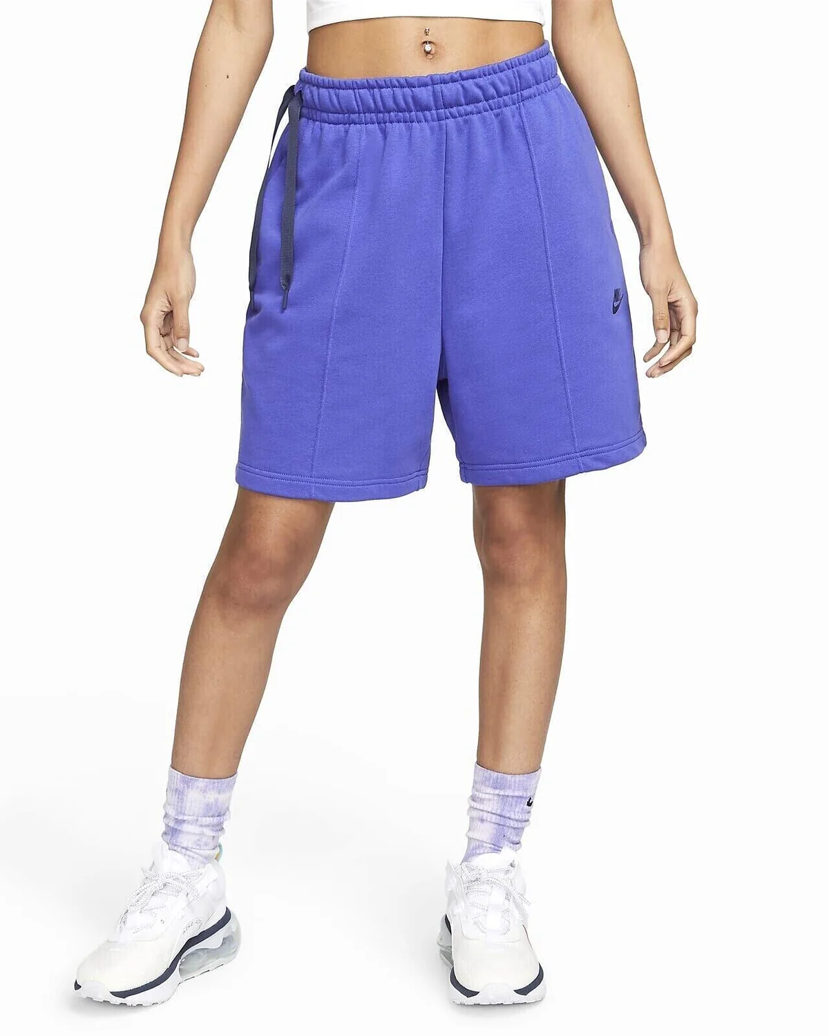 Шорти жіночі Nike Sportswear Women's High-Rise Fleece Dance Shorts Lapis (DV0334-430)