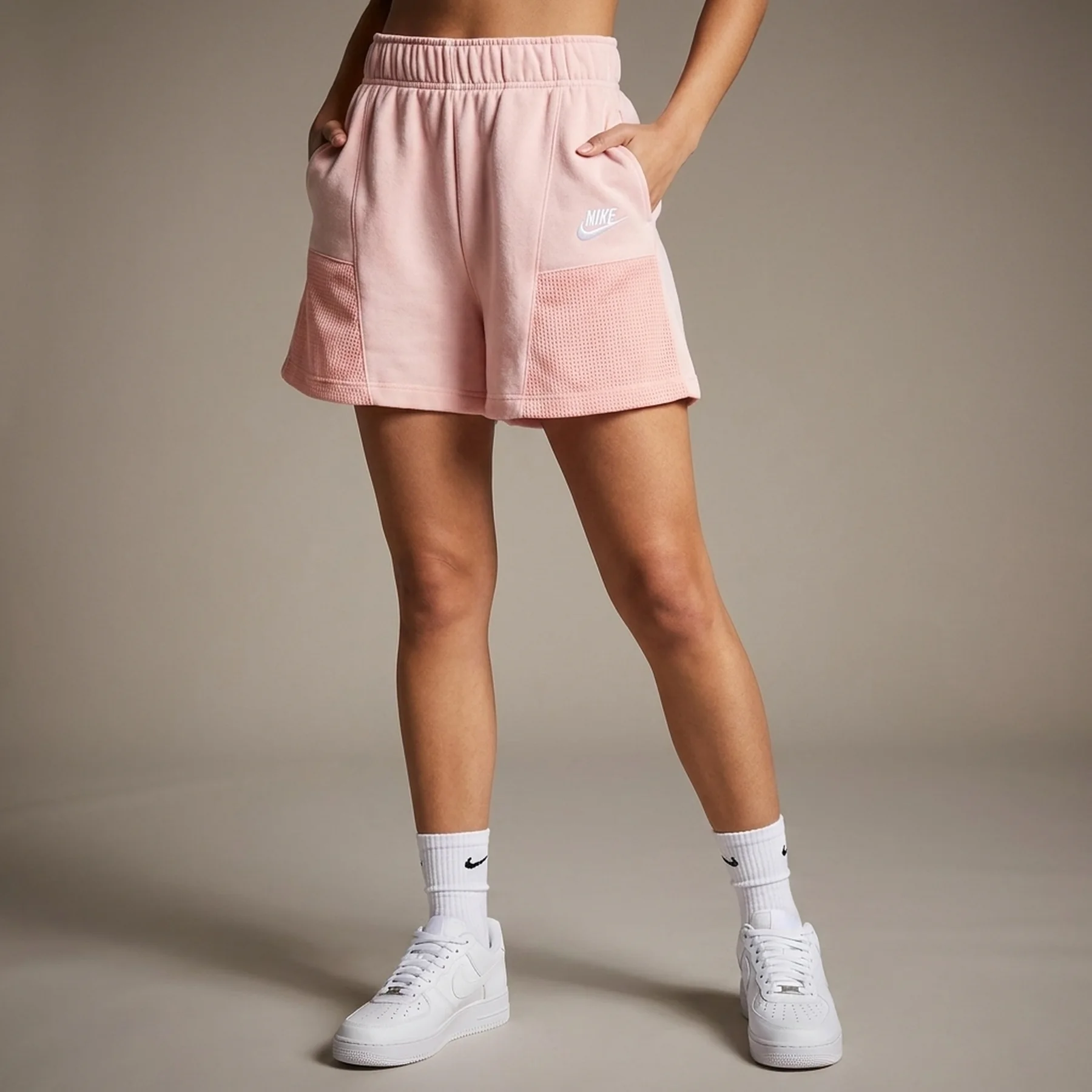 Шорти жіночі Nike Womens Air Fleece Shorts (DM6470-610)