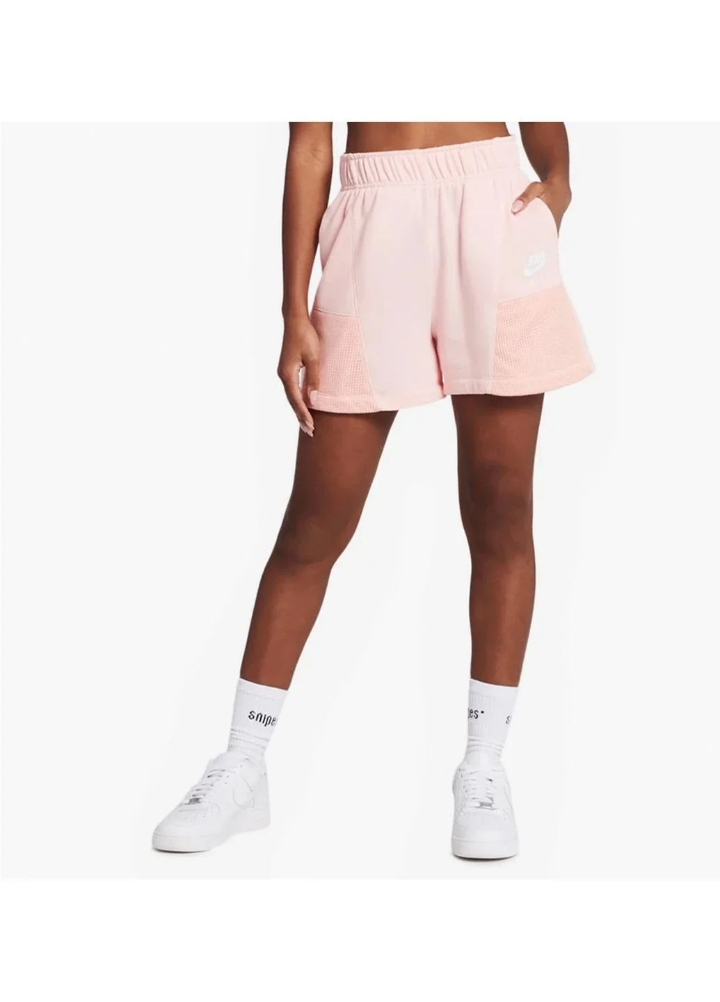Шорти жіночі Nike Womens Air Fleece Shorts (DM6470-610)