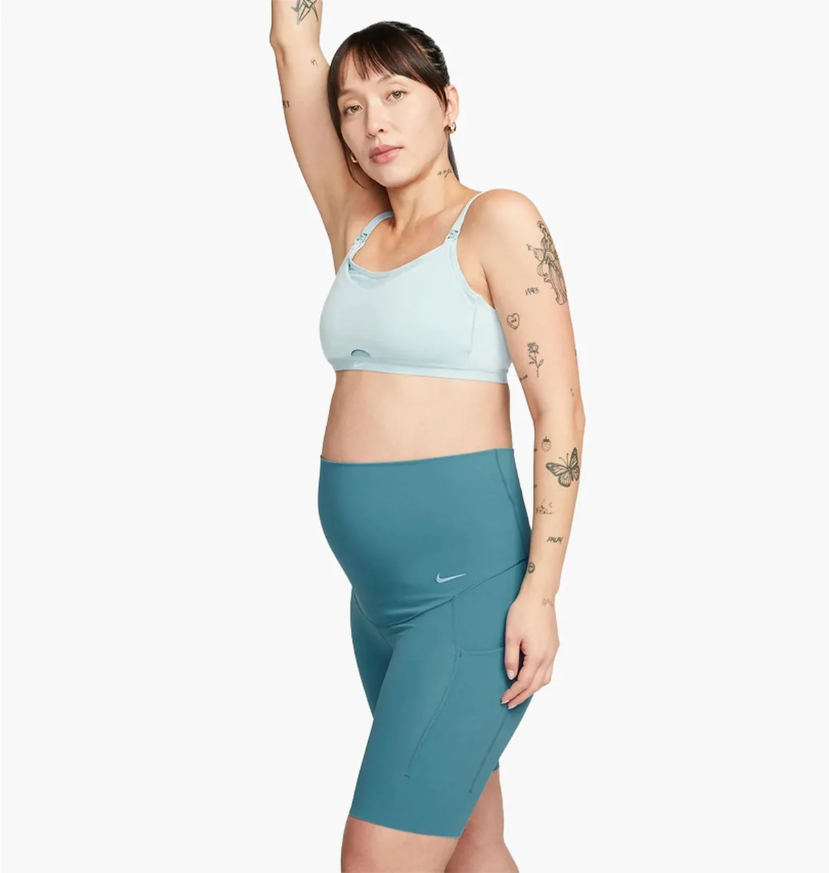 Шорти жіночі Nike Zenvy 21 Cm Turquoise (DV9433-440)