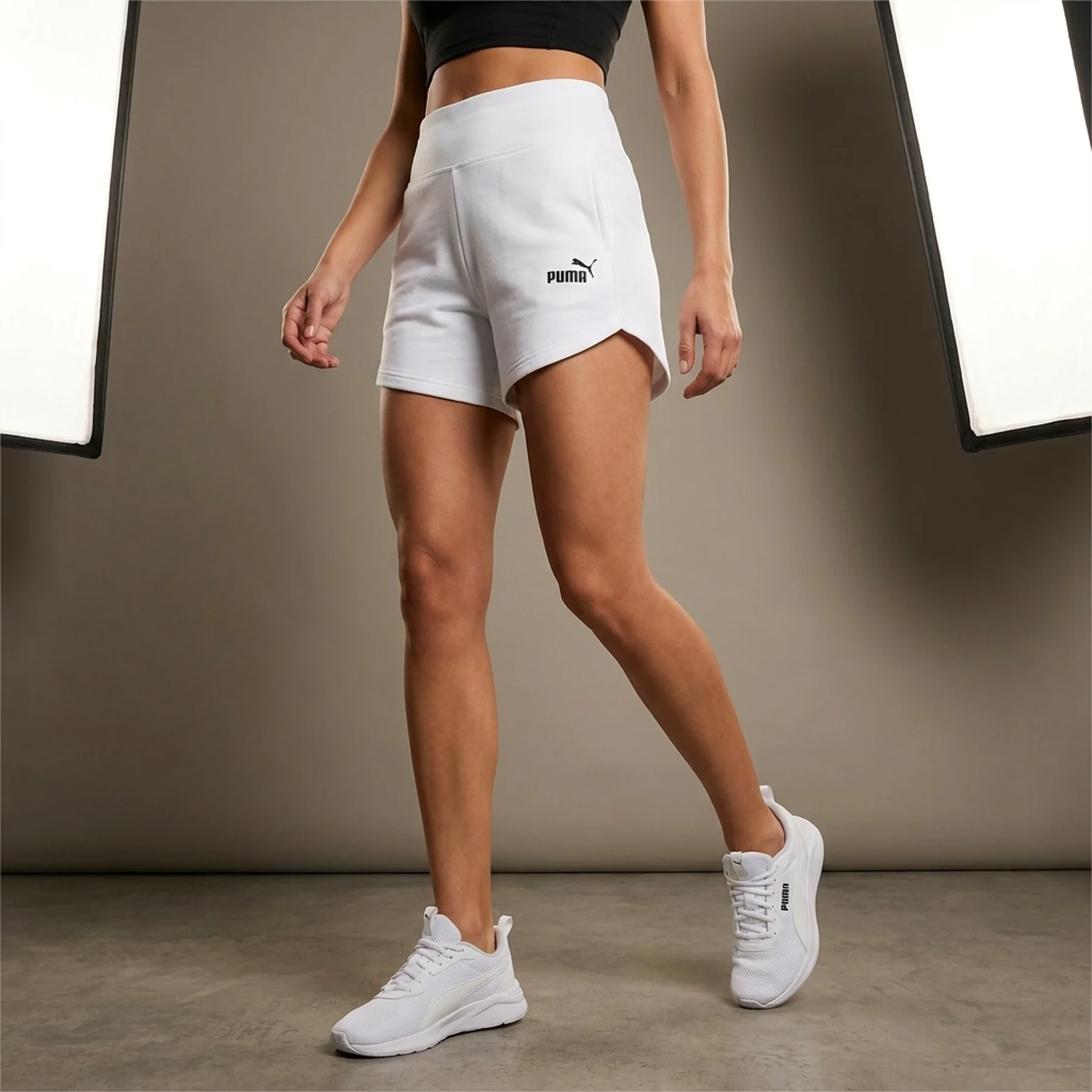 Шорти жіночі Puma Essential Athletic Fashion 5″ High Waist Shorts (848339-02)