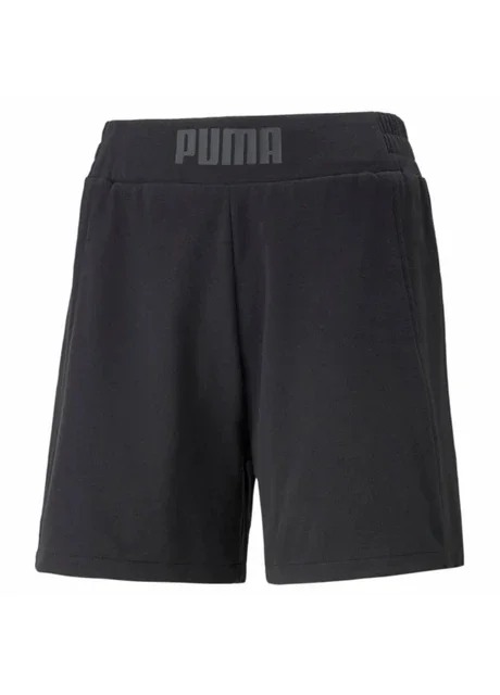 Шорти жіночі Puma Logo French Terry 5 Training Shorts Black (521618-01)