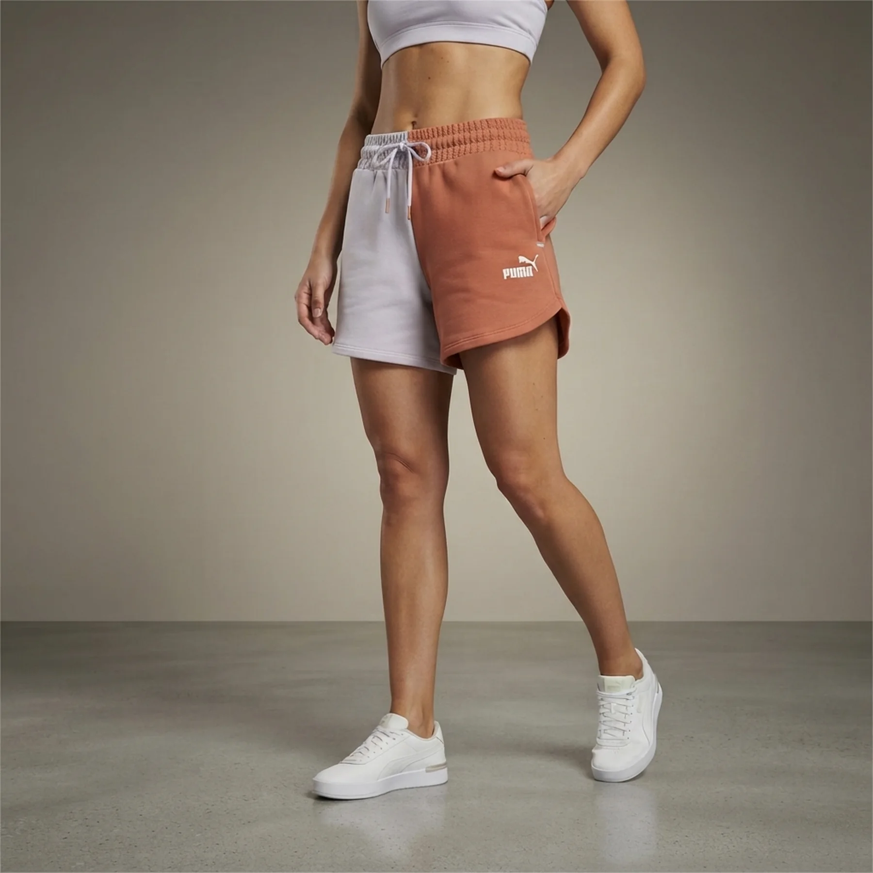 Шорти жіночі Puma Power 4" Colorblock Tr (848405-17)