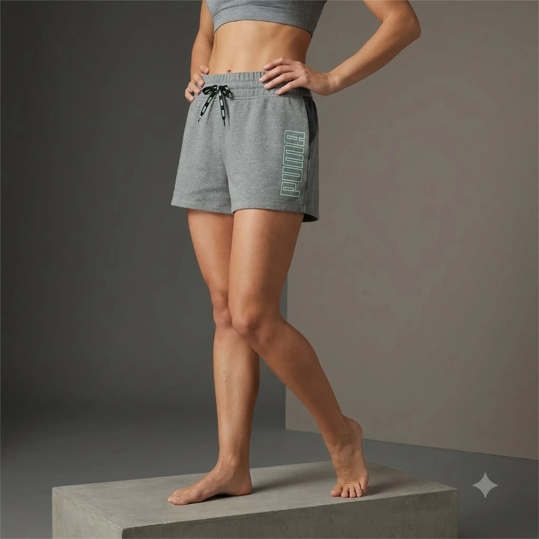 Шорти жіночі Puma Sportswear Fit Running Grey (518933-02)
