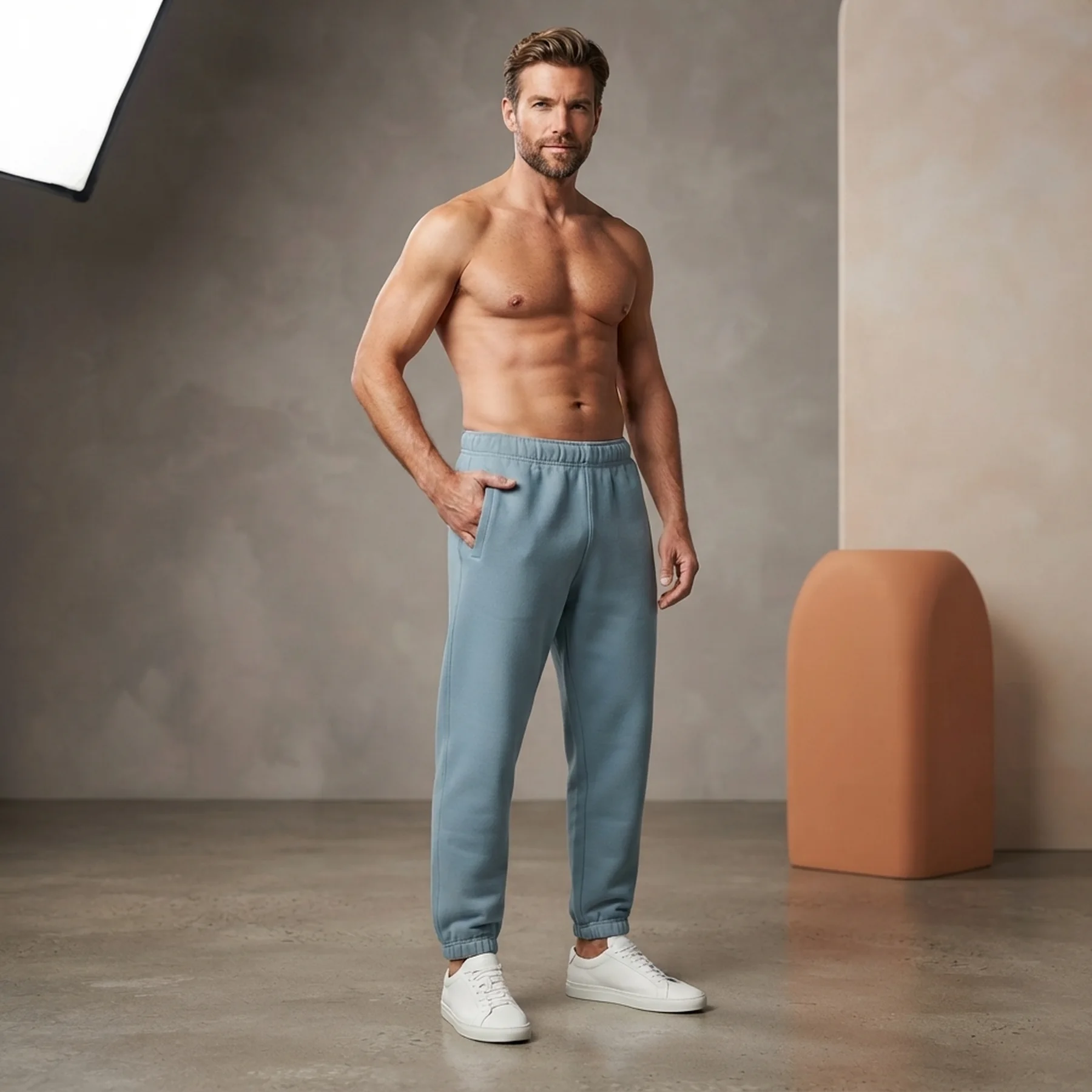 Штани чоловічі Carhartt-WIP Pocket Sweat Pant - Frosted Blue