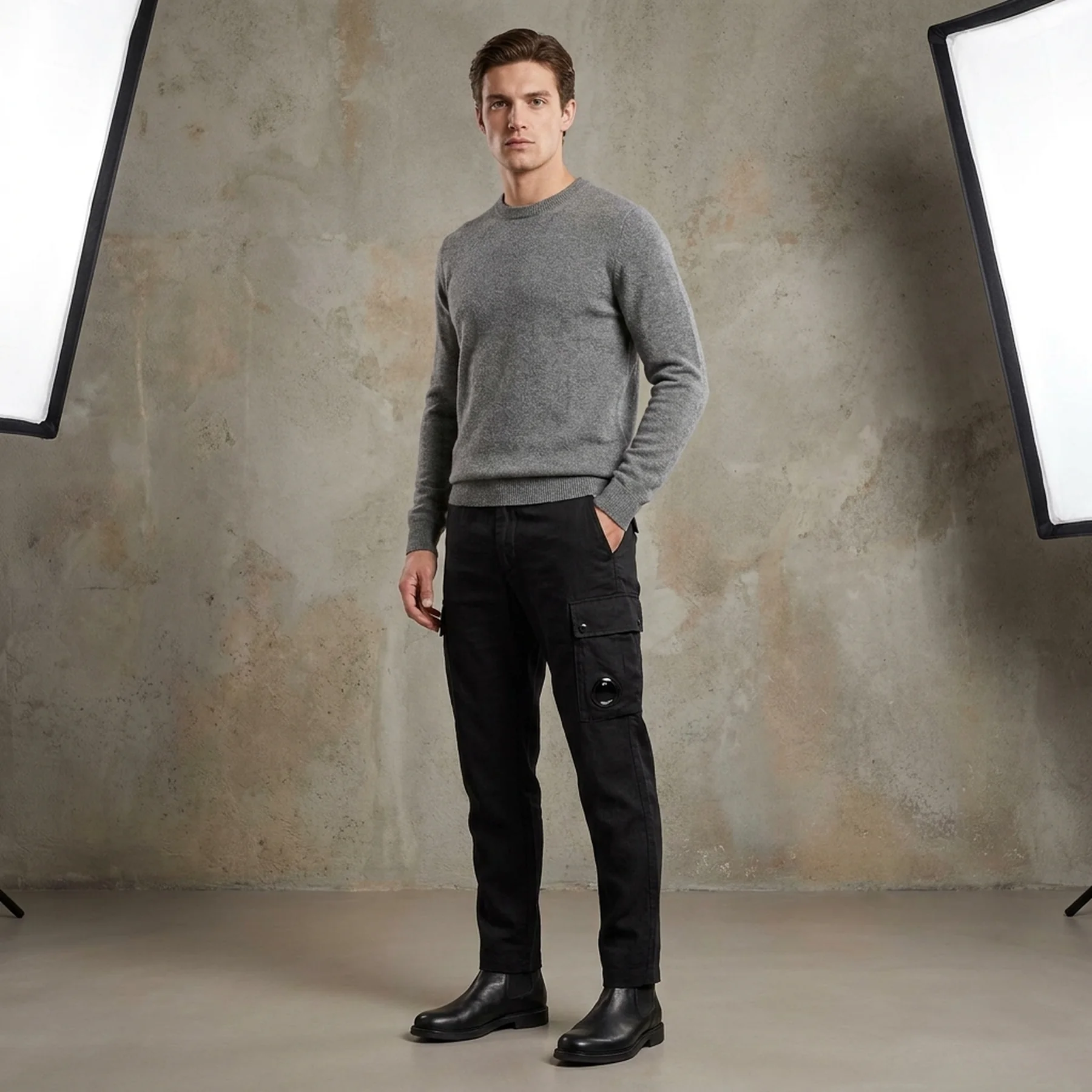 Штани чоловічі Cp Company Cargo Linen Pants