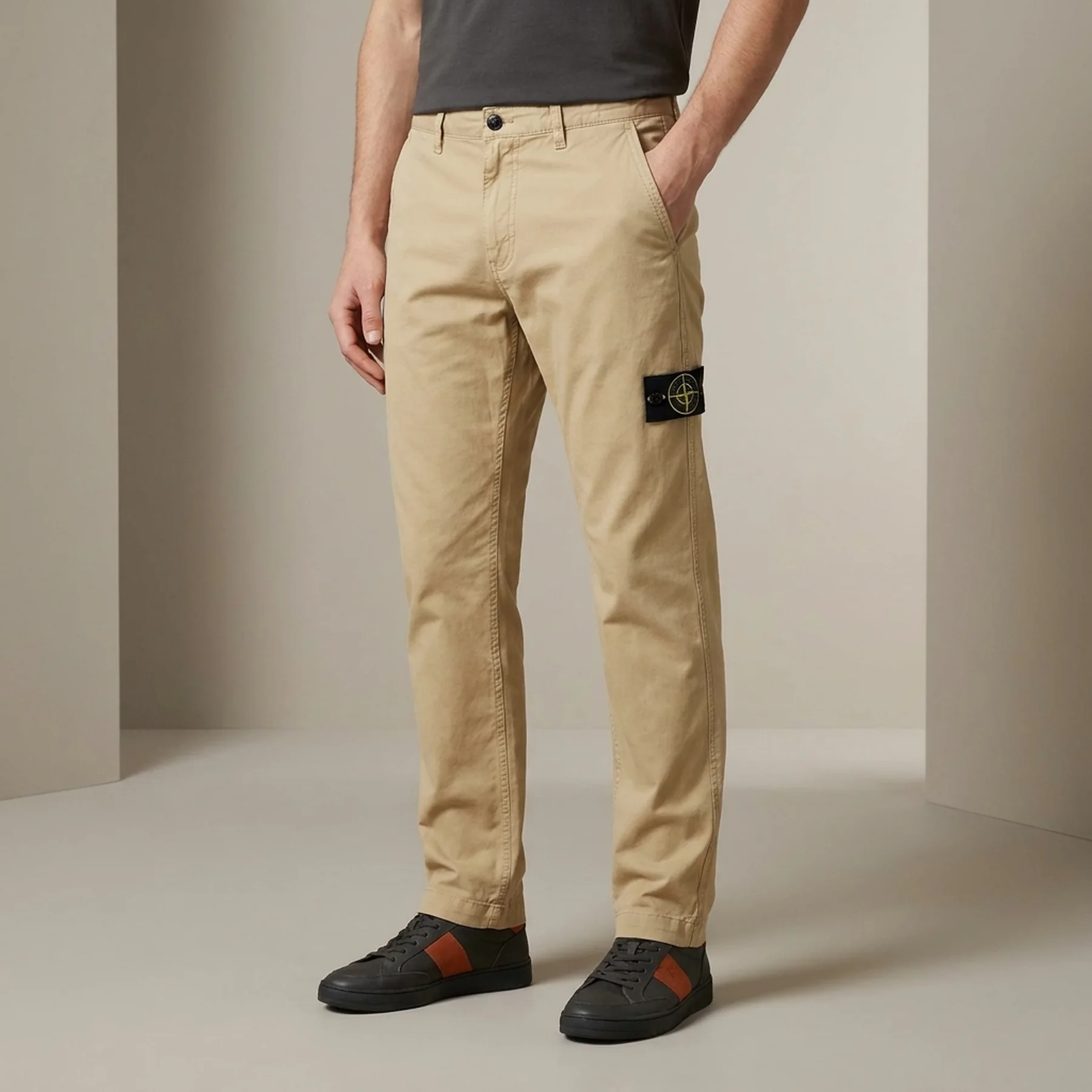 Штани чоловічі Stone Island Compass-motif Trousers
