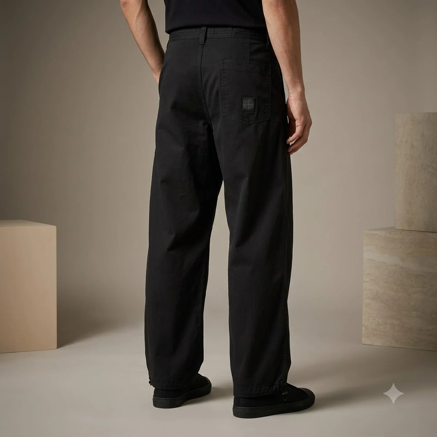 Штани чоловічі Stone Island Pants Loose Wide Leg