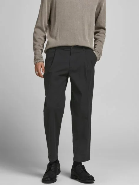 Штани JPSTBILL JJRICO CROPPED AKM 000 BLACK 12192602-Black Jack & Jones 29/32 Чорний