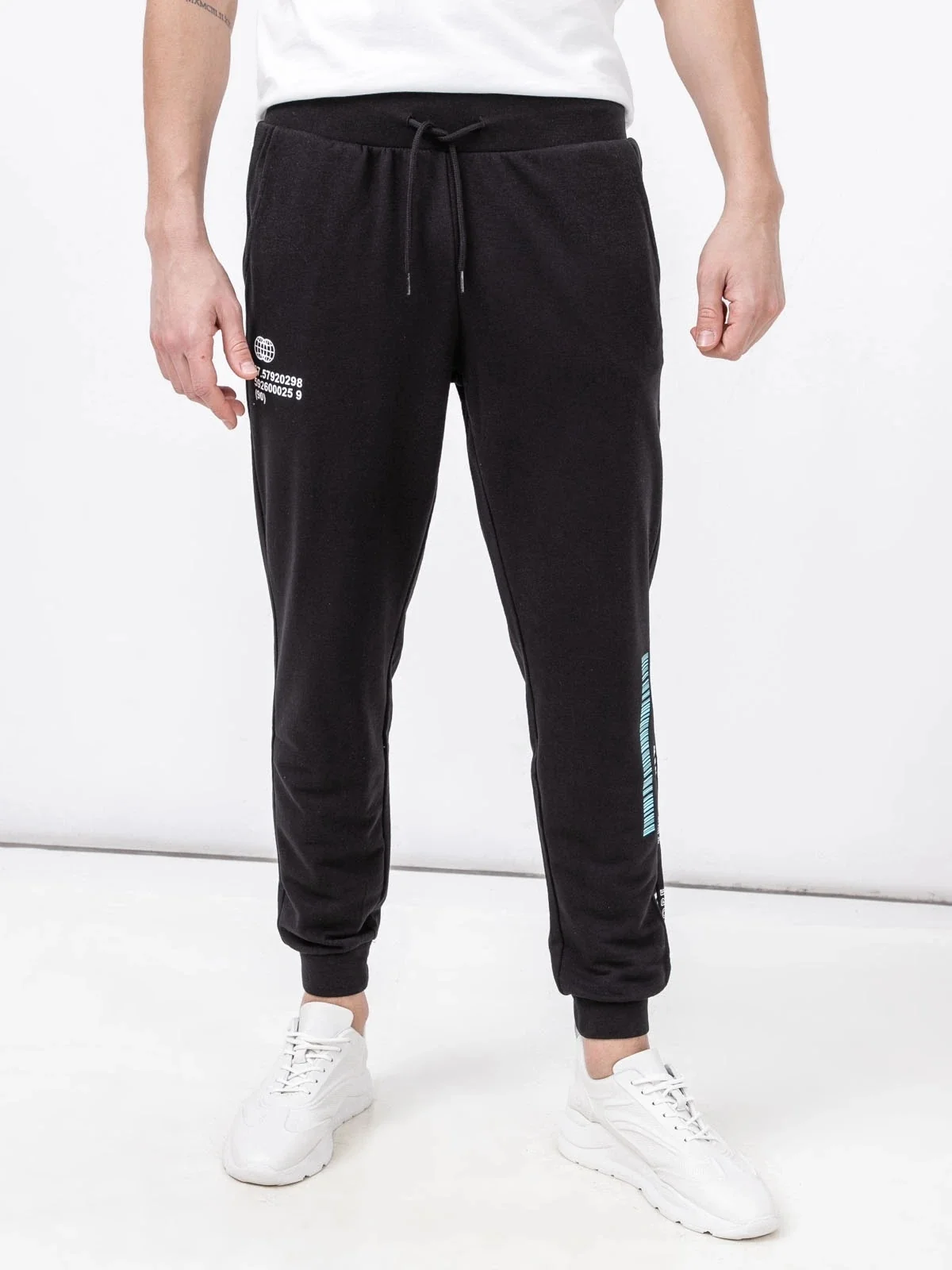 Штани JPSTGORDON JJCLAY SWEAT PANTS IN 12205877-Black Jack & Jones M Чорний
