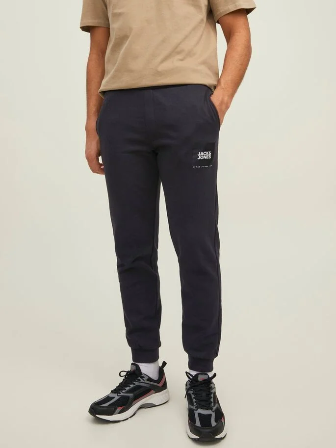 Штани JPSTGORDON JJJILOCK SWEAT PANTS IN 12213281-Black Jack & Jones M Чорний