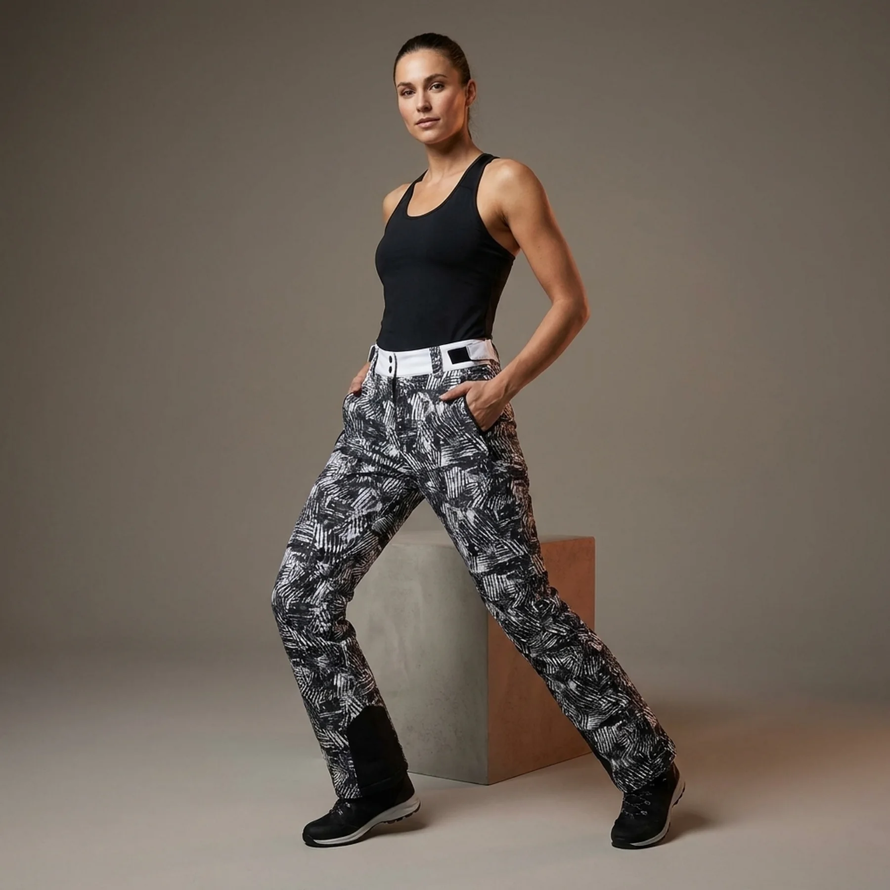 Штани лижнi WOMAN PANT 31W0046-15ZH CMP 34 Чорний