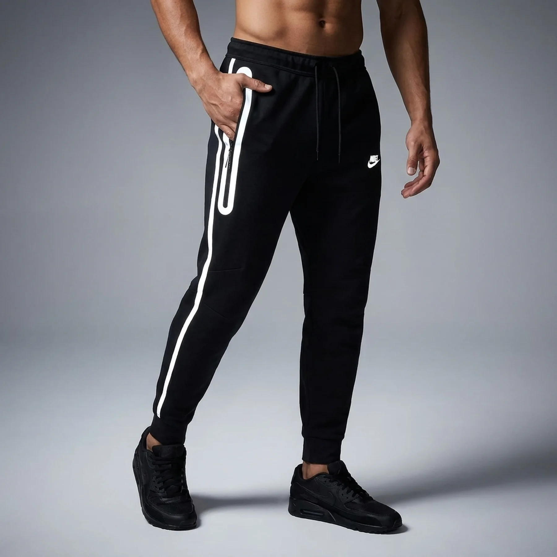 Штани Nike Tech Fleece Black Reflective