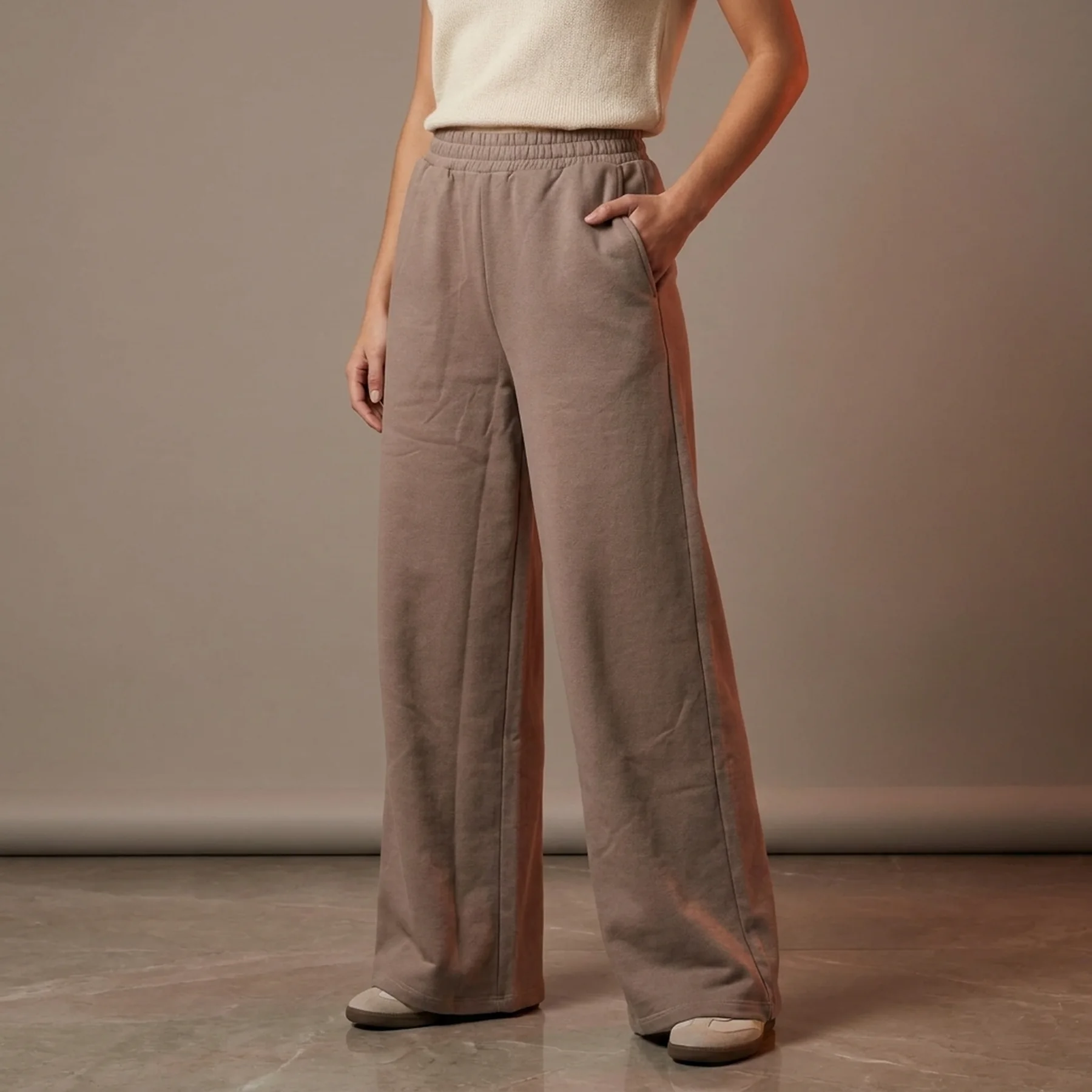 Штани ONLWANTED LT WIDE SWEAT PANTS SWT 15244837-Atmosphere ONLY L Розовий