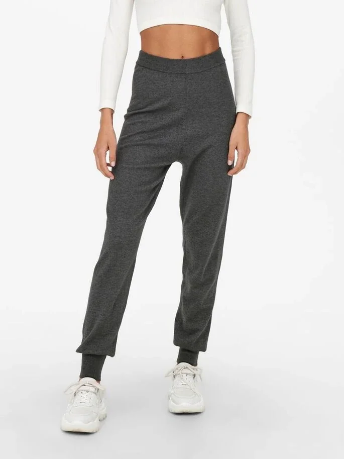 Штани ONLYOUNGER  PANTS KNT 15238341-Dark Grey Melange ONLY L Темно-сірий
