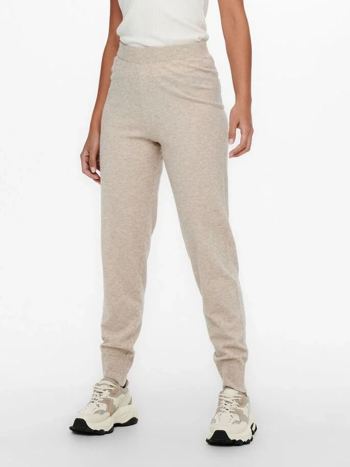 Штани ONLYOUNGER  PANTS KNT 15238341-Humus-Detail:W. MELANGE ONLY M Бежевий