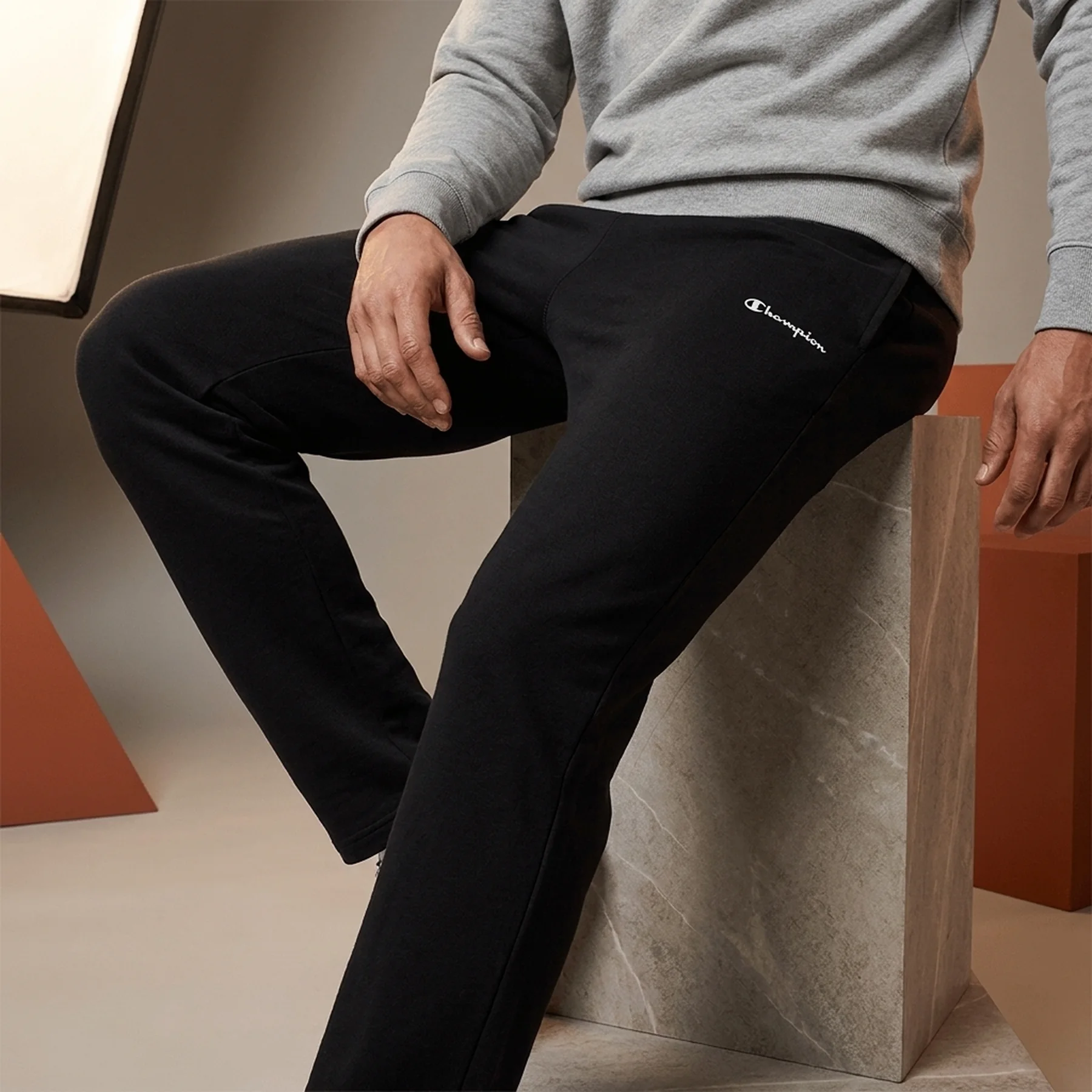 Штани RIB CUFF 220296-KK001 Champion S Чорний