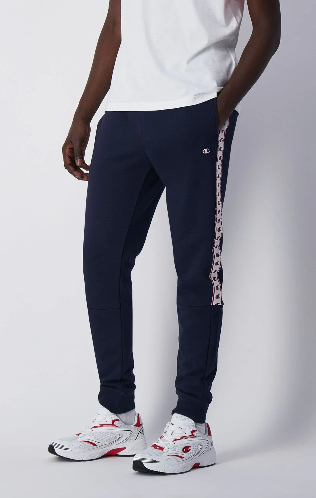 Штани rib cuff pants 219752-BS501 Champion S Темно-синій