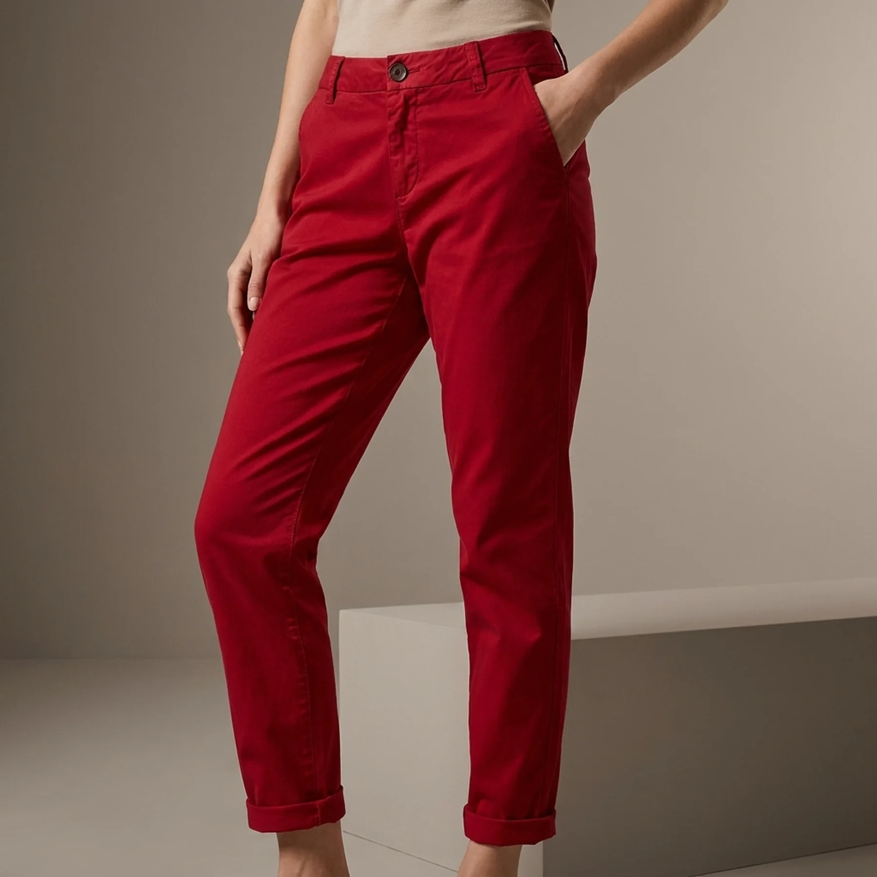 Штани SMART CHINO 14.103.73.X016-3180 s.Oliver 34/32 Червоний