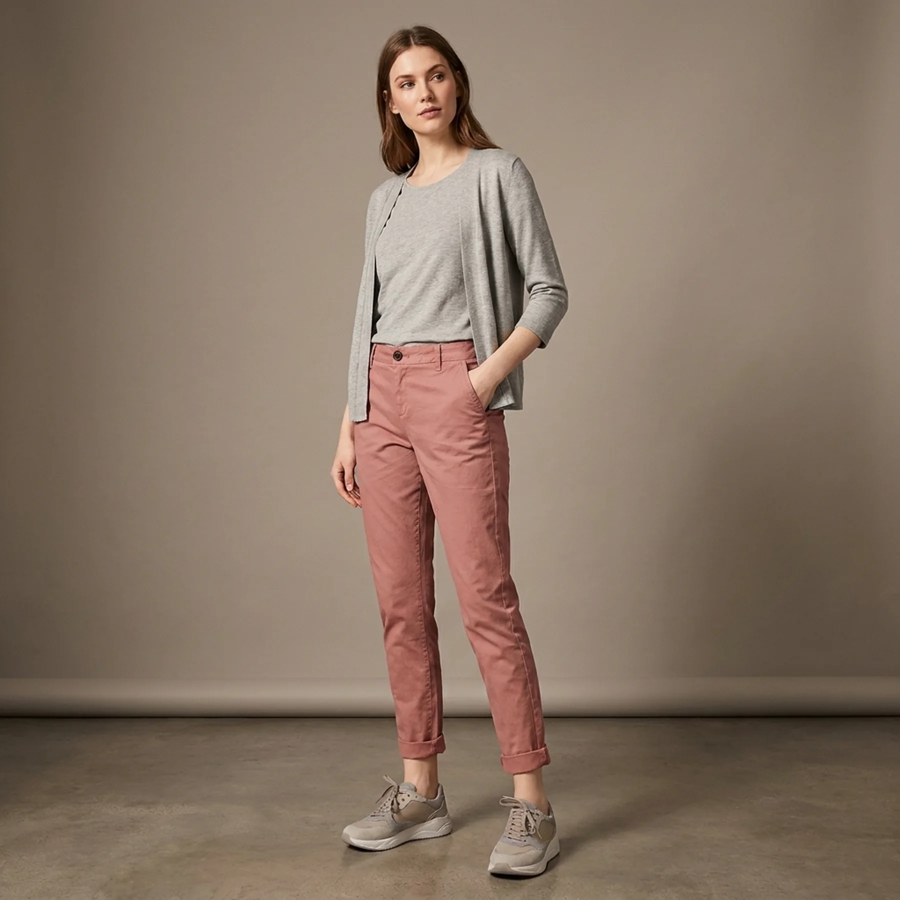 Штани SMART CHINO 14.103.73.X016-3781 s.Oliver 34/32 Розовий