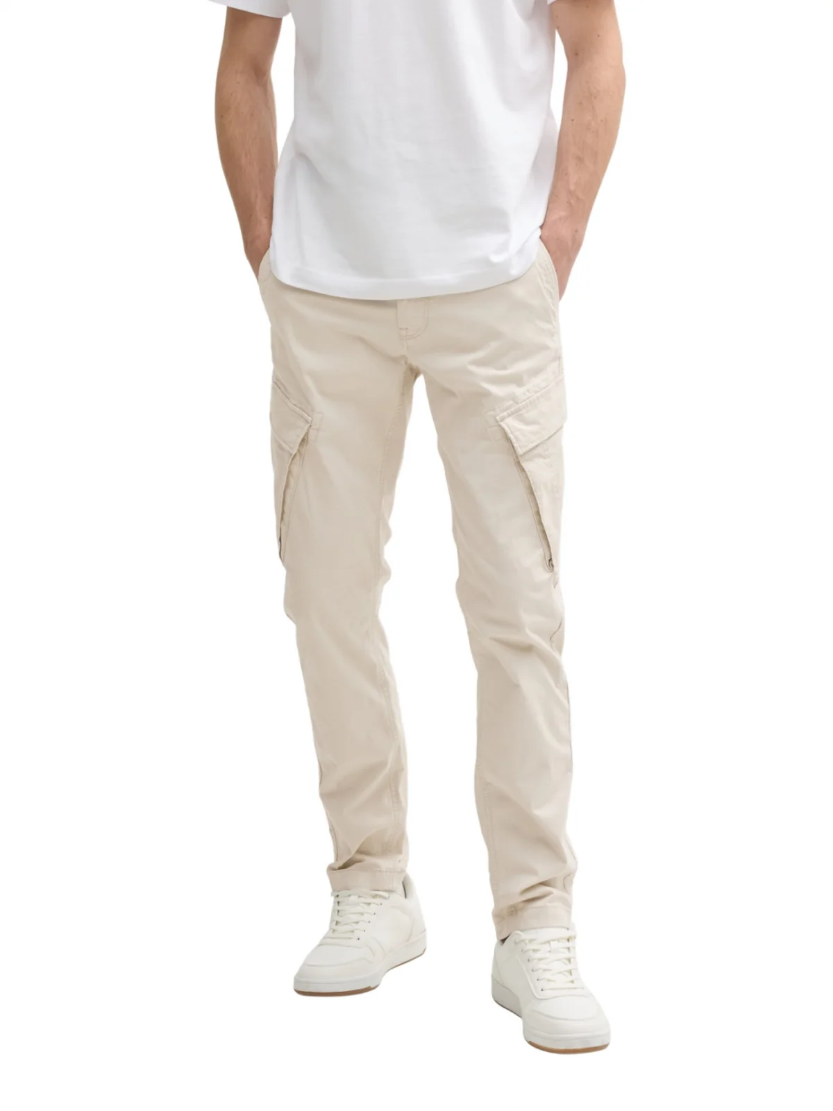Штани Tapered cargo trousers 1044724-10336 Tom Tailor XXL Бежевий
