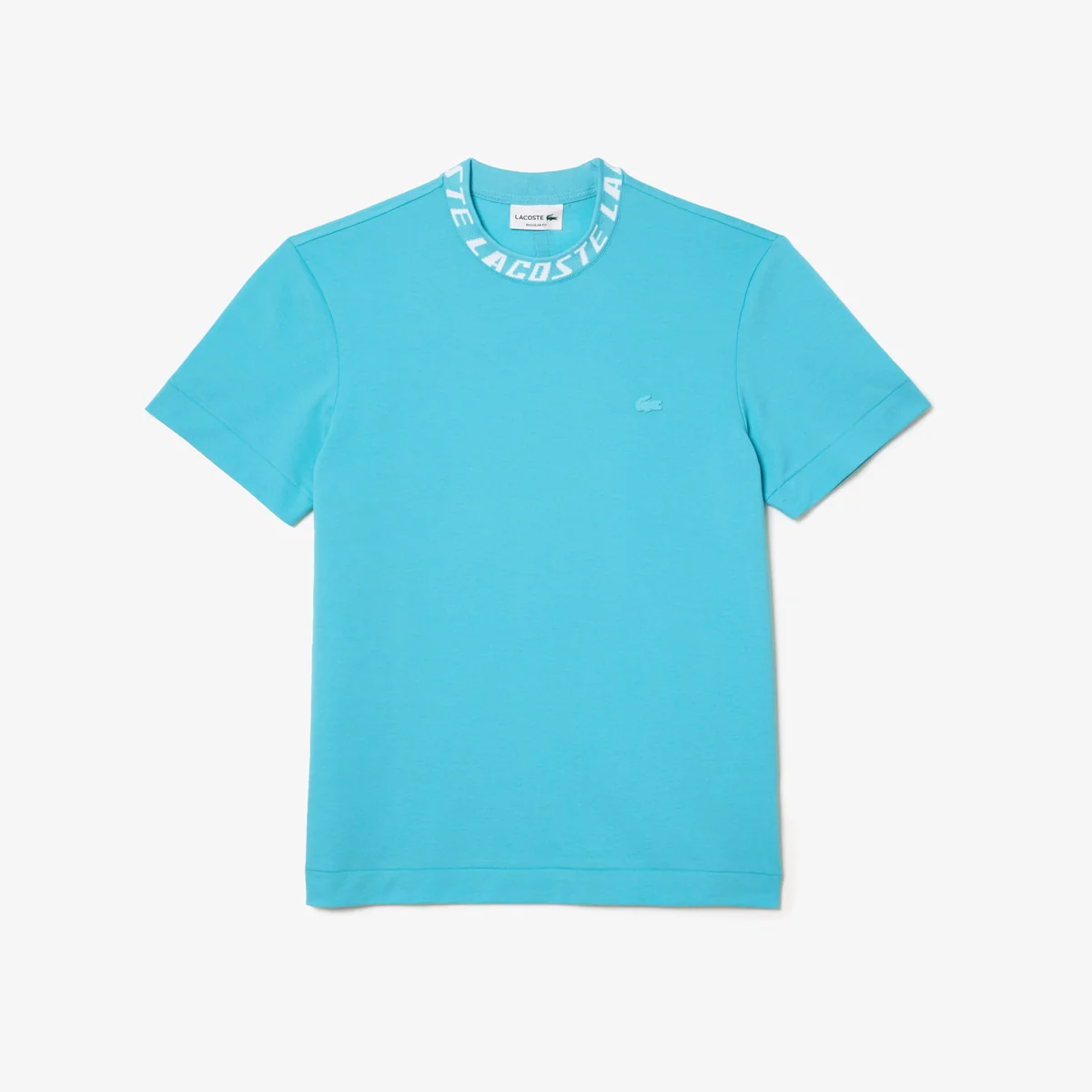 Синя футболка Lacoste Men's Regular Fit Branded