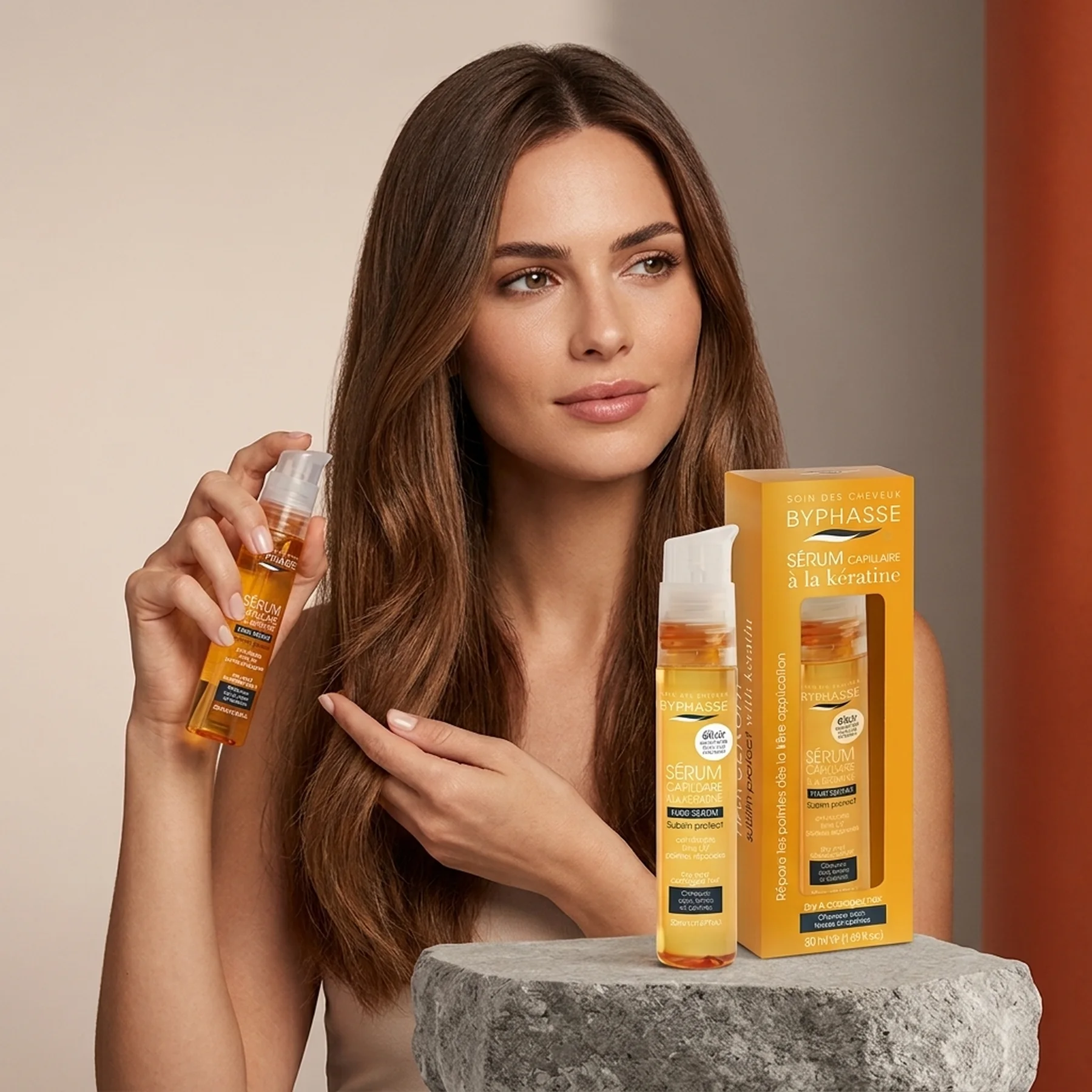 Сыворотка для сухих и поврежденных волос Byphasse Hair Serum Sublim Protect Dry And Damaged Hair 50 мл