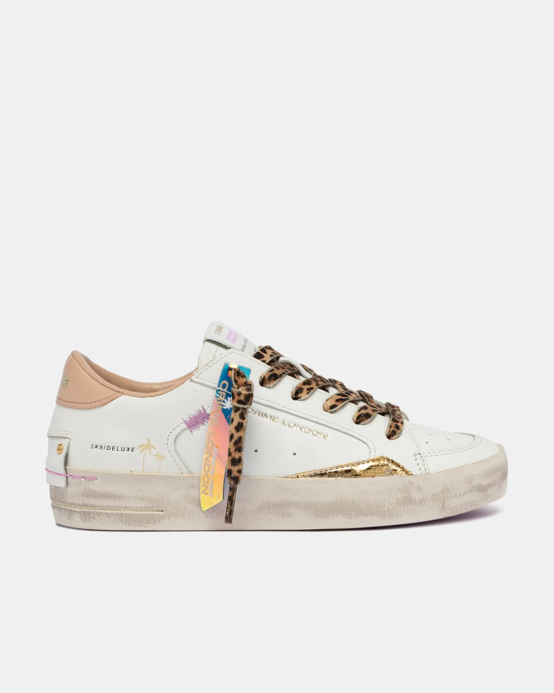 Crime London SK8 DELUXE SAVAGE WHITE