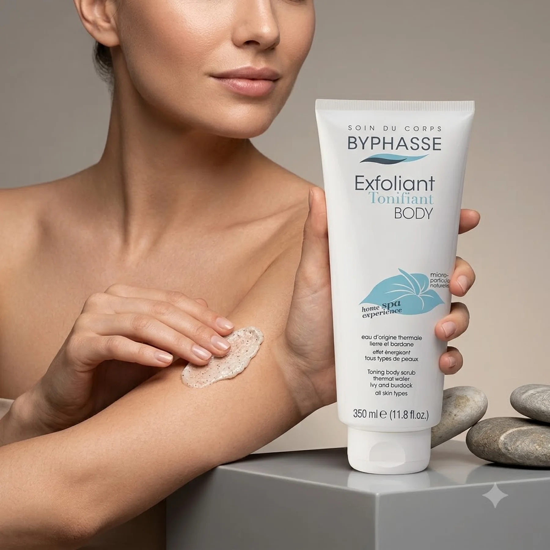 Скраб для тела тонизирующий Byphasse Home Spa Experience Toning Body Scrub 350 мл