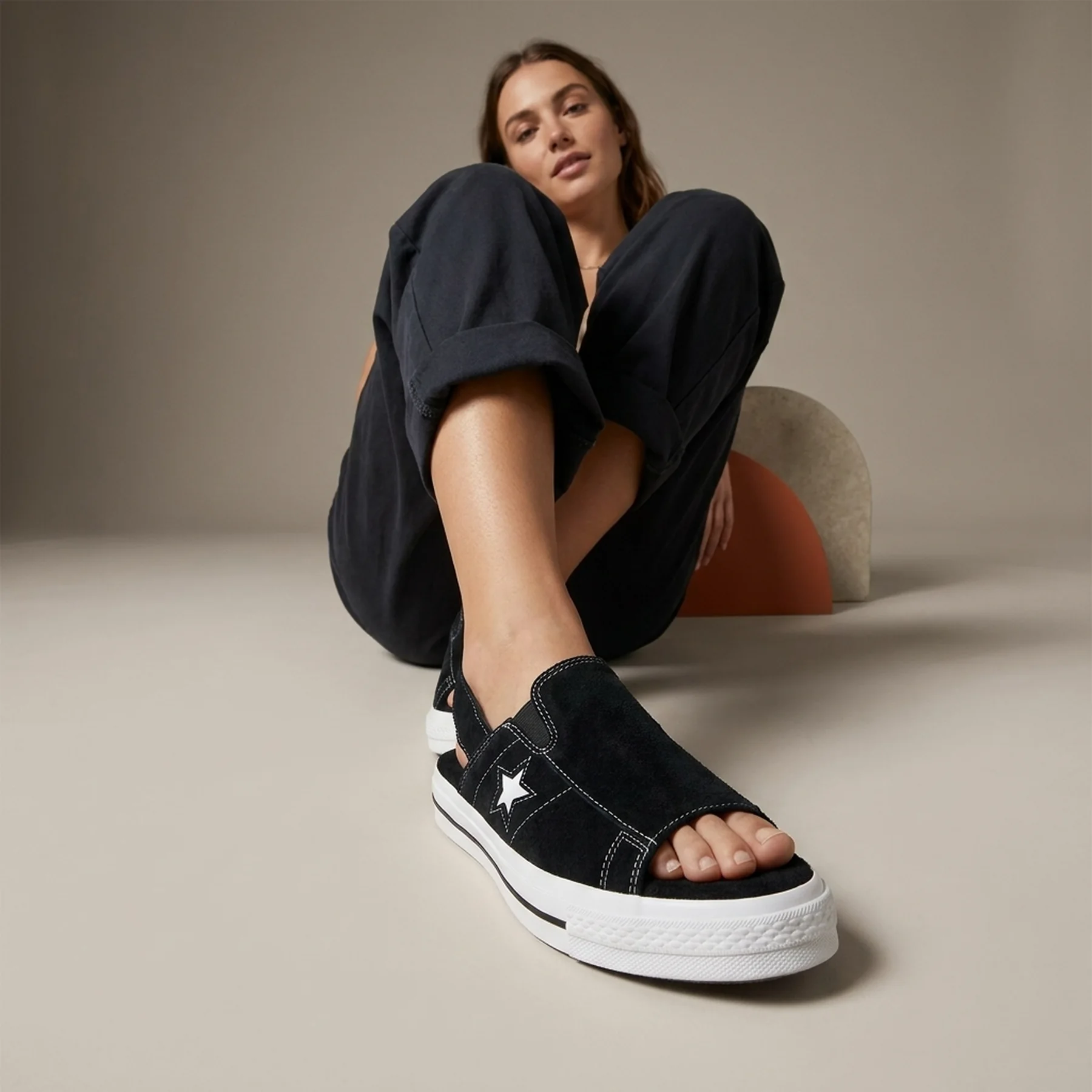 Сліпони Converse One Star Sandalism Slip Black Egret White
