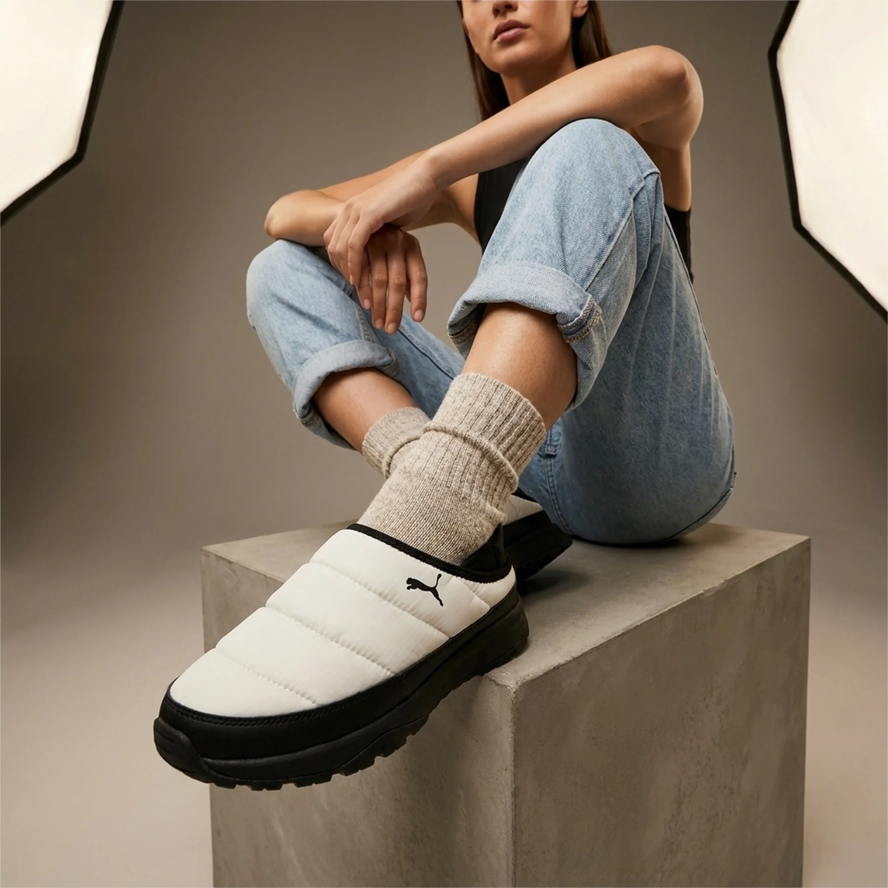 Сліпони Unisex PUMA Tuff Terra 40217602 Puma 4 (37) Білий
