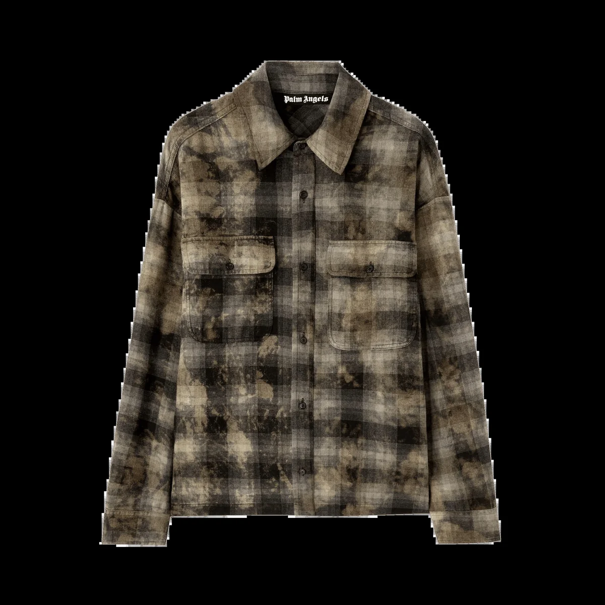 Сорочка Palm Angels Curved Logo Checkered Shirt