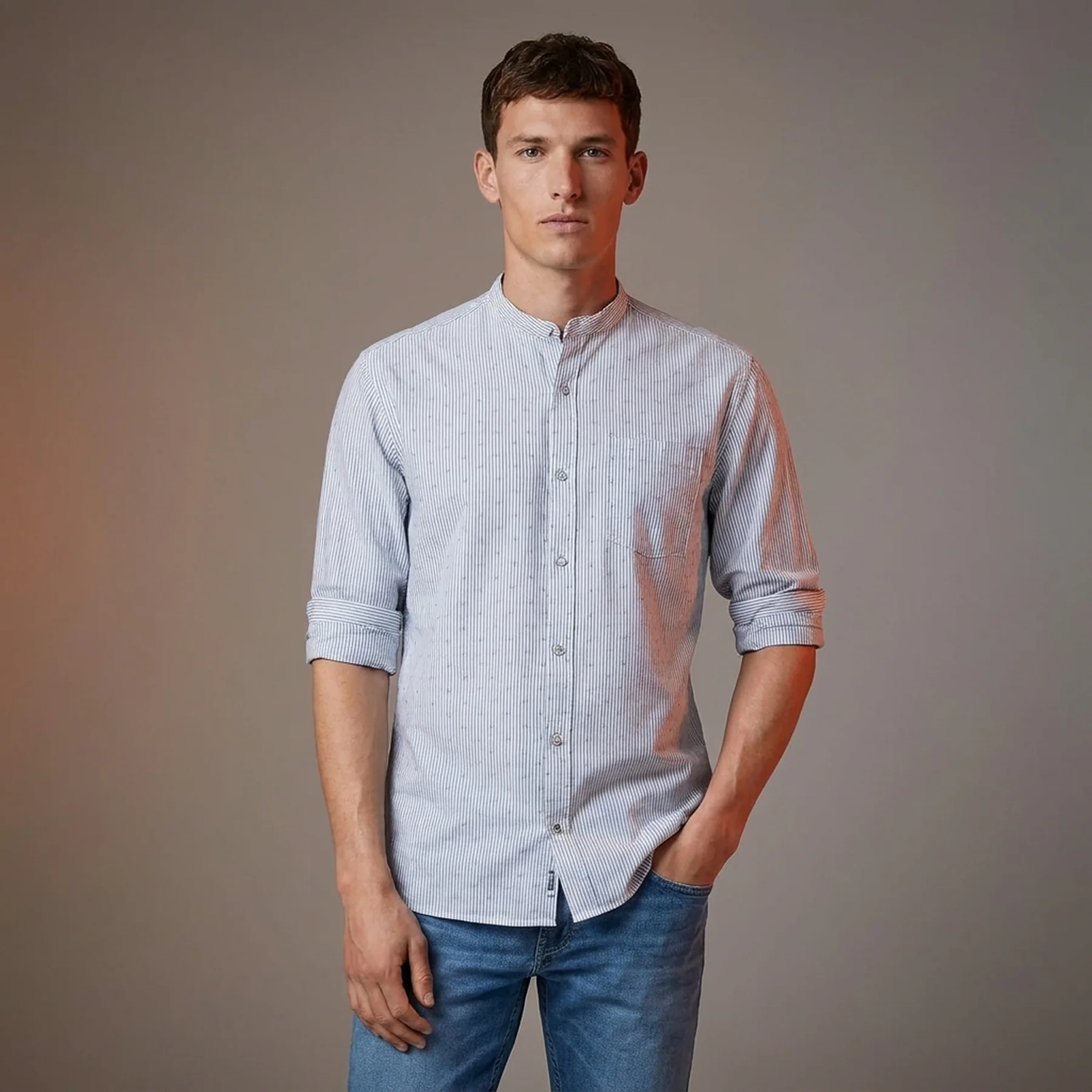 Сорочка Shirt REGULAR FIT 130.10.108.11.120.2102620-01G1 s.Oliver 3XL Блакитний