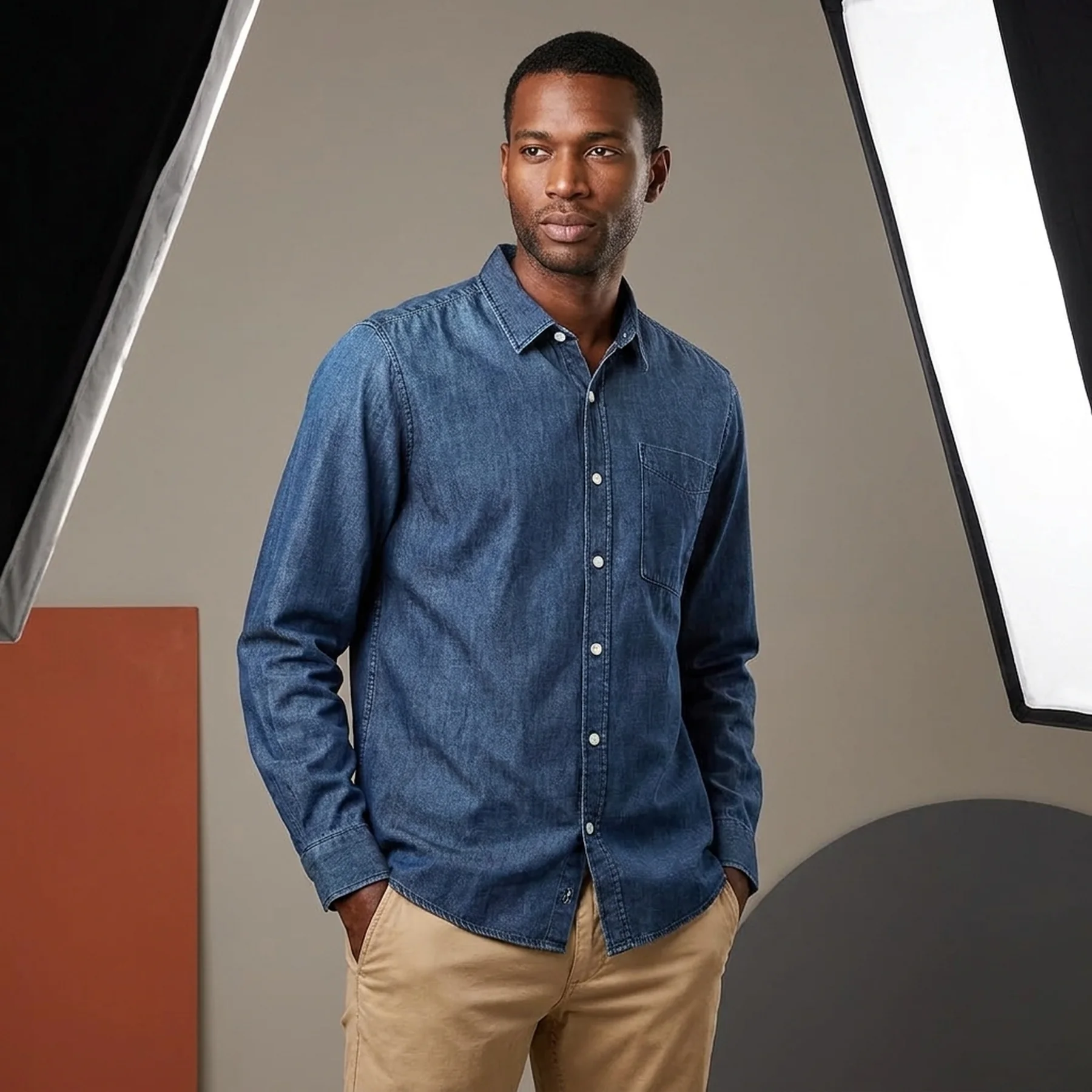 Сорочка Shirt REGULAR FIT 130.10.108.26.120.2103478-56Y5 s.Oliver M Синій