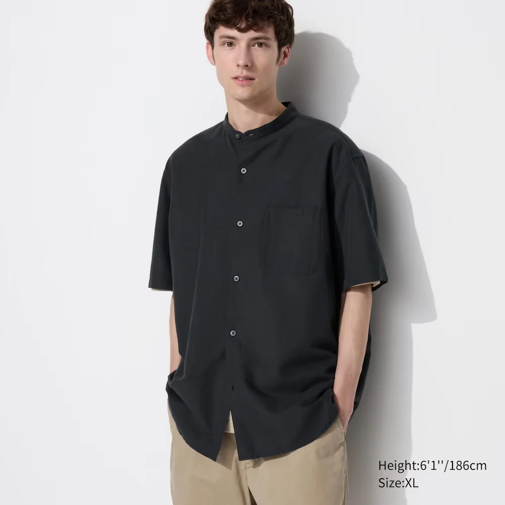 Сорочка з коротким рукавом UNIQLO із льону 1159816610