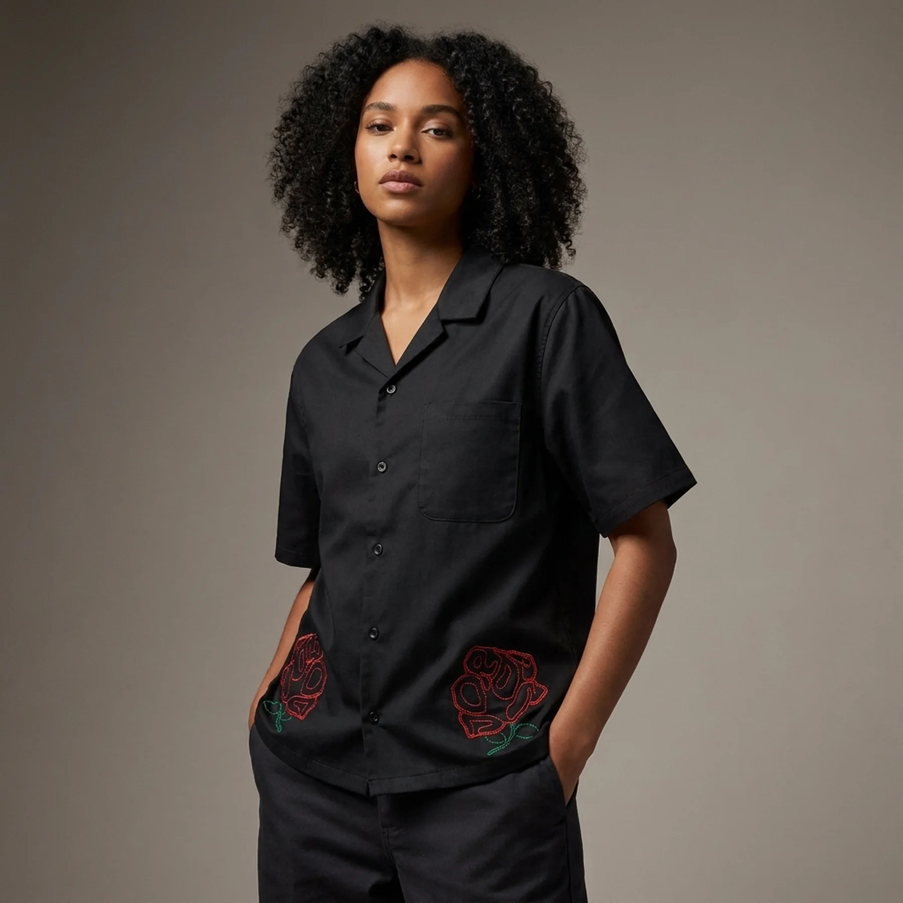 Кофта жіночі Jordan J Ss Woven Top Rose Black (HJ0096-010)