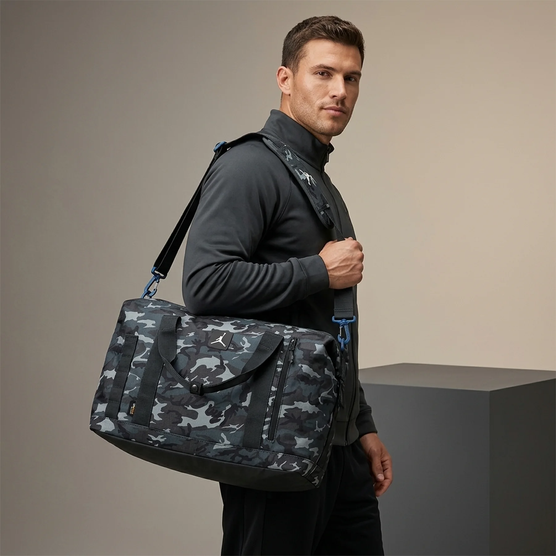 Jordan Cordura Franchise Bag Grey Camo 40L