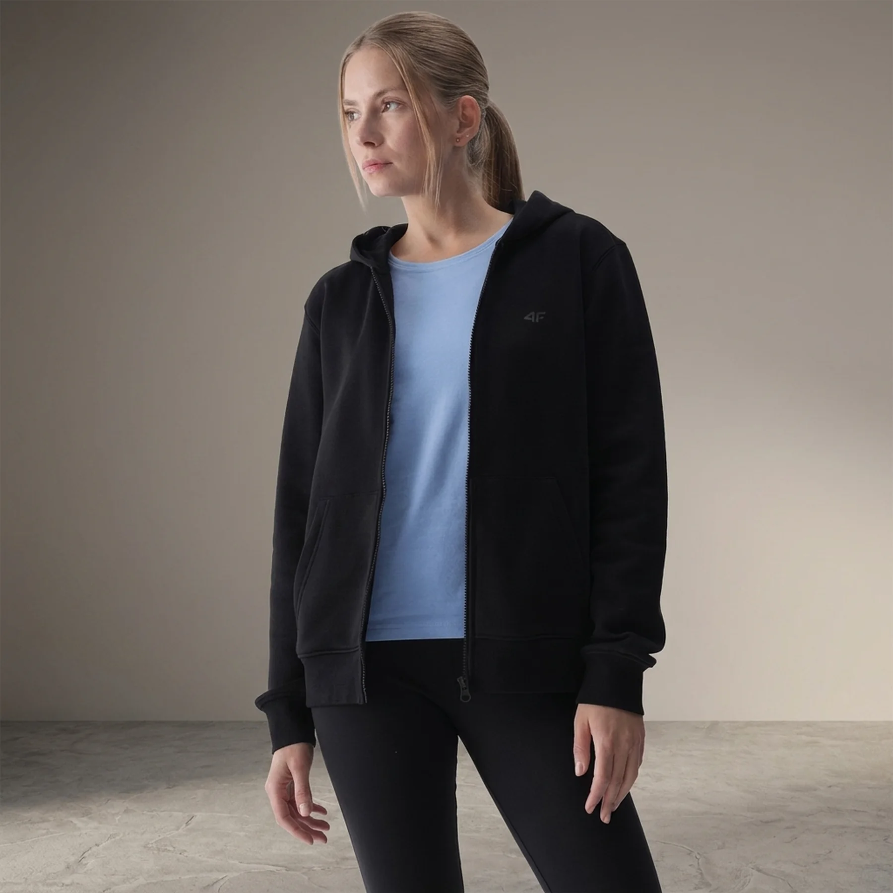 Спортивне худі SWEATSHIRT F1467 4FWMM00TSWSF1467-20S 4F XL Чорний